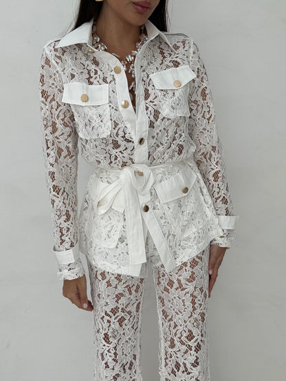 Coordinato ‘PIZZO BEST SELLER’ Bianco