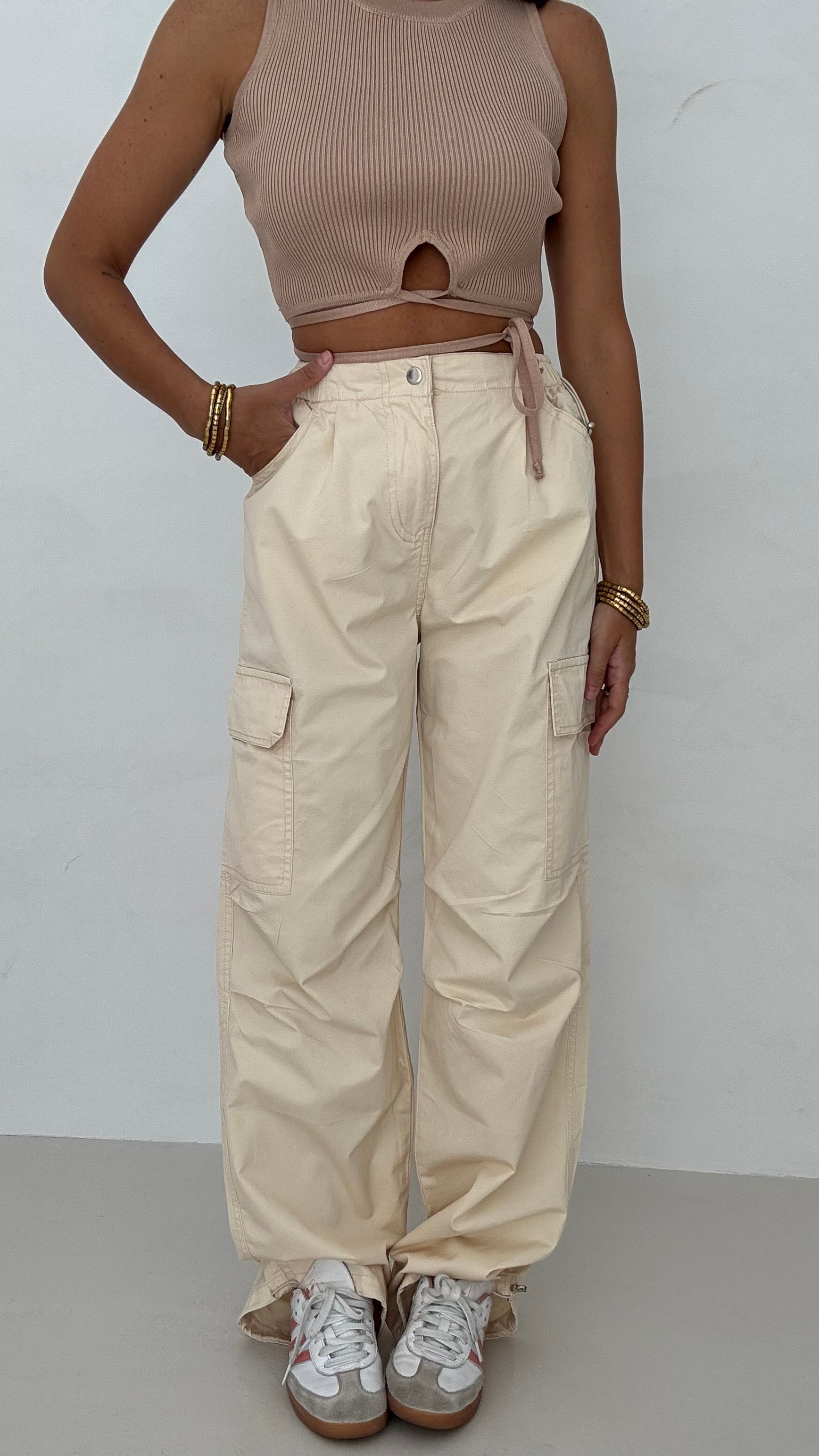 Cargo ‘HAILEY 100%COTONE’ Burro