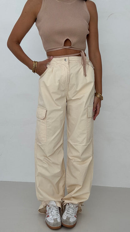 Cargo ‘HAILEY 100%COTONE’ Burro