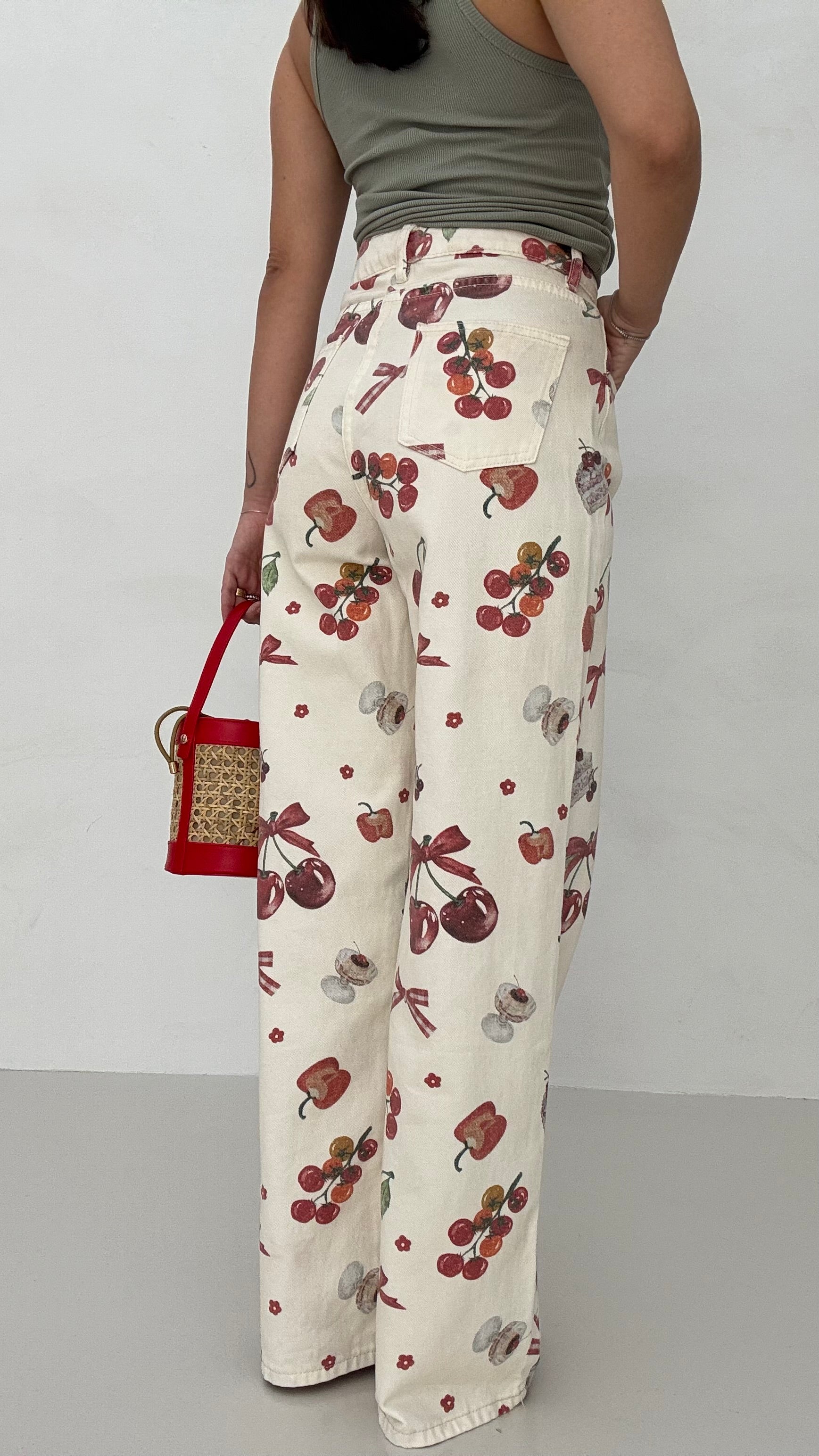 Jeans ‘CHERRY E CAKE’ 100%COTONE
