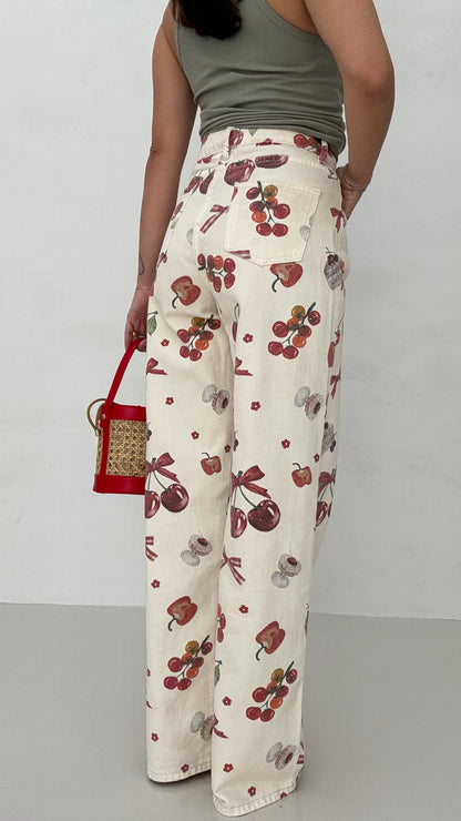 Jeans ‘CHERRY E CAKE’ 100%COTONE