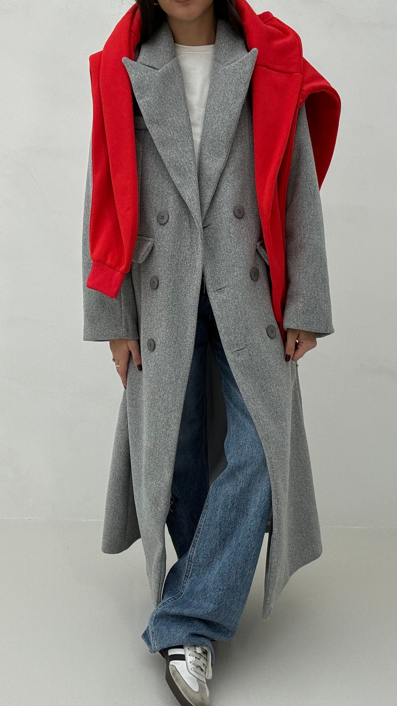 Cappotto ‘SEI BOTTONI’ Grigio