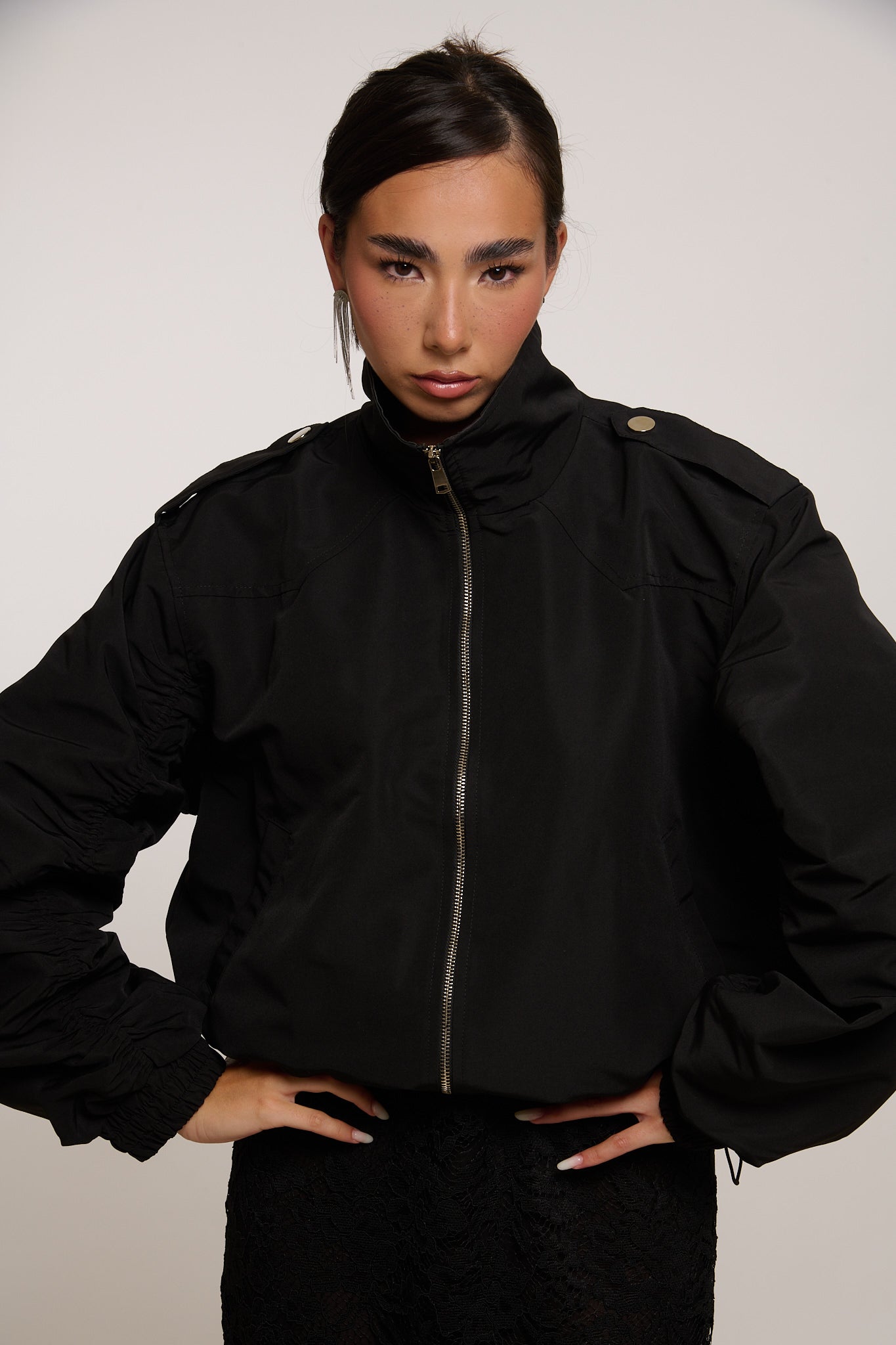 Bomber ‘65% COTONE’ Nero