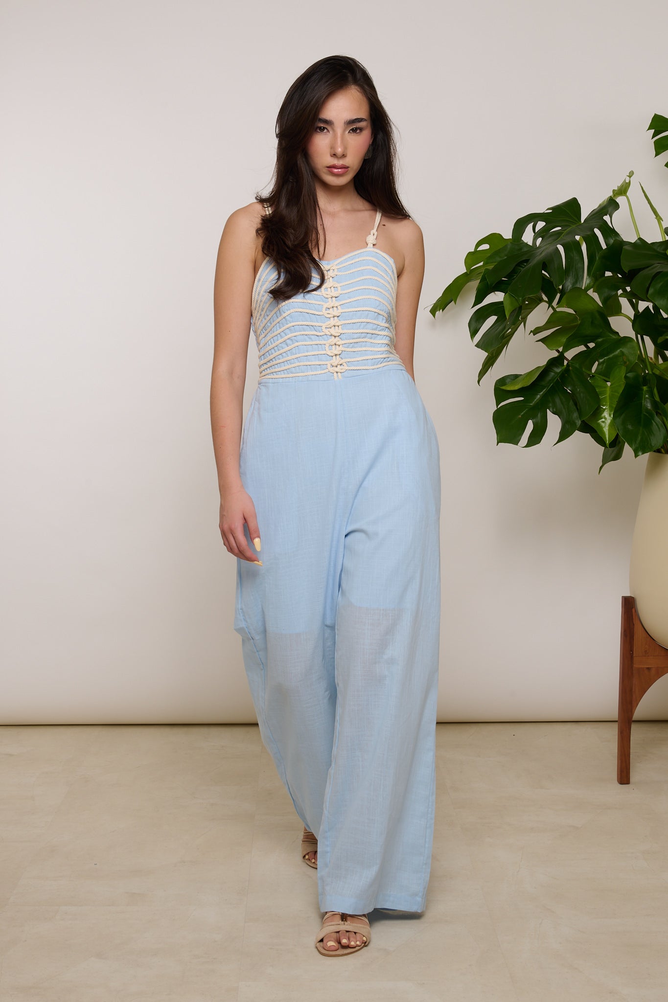 Tuta ‘BORA BORA’ 100% Cotone Azzurra