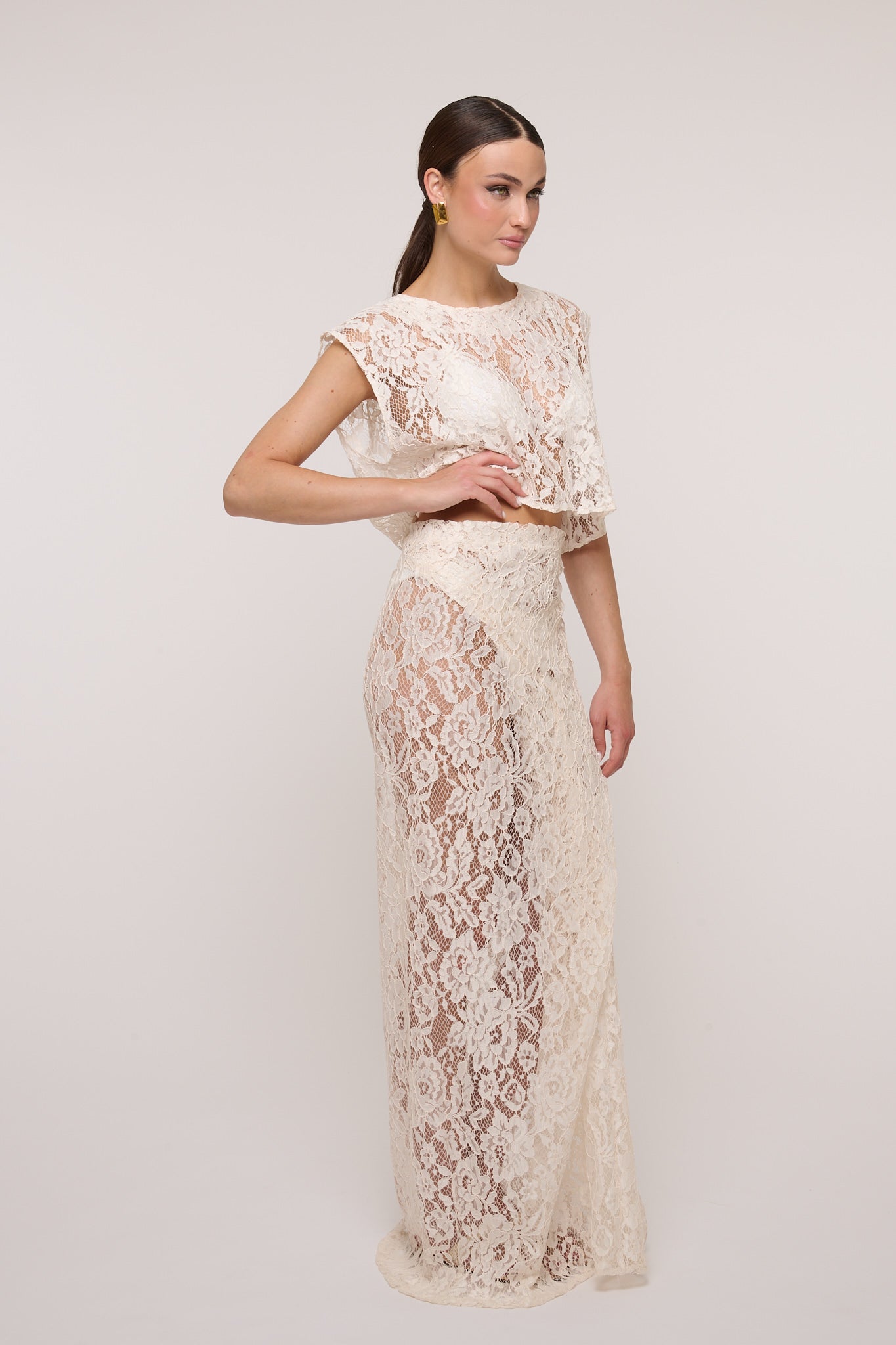 Coordinato ‘IN PIZZO’ Panna