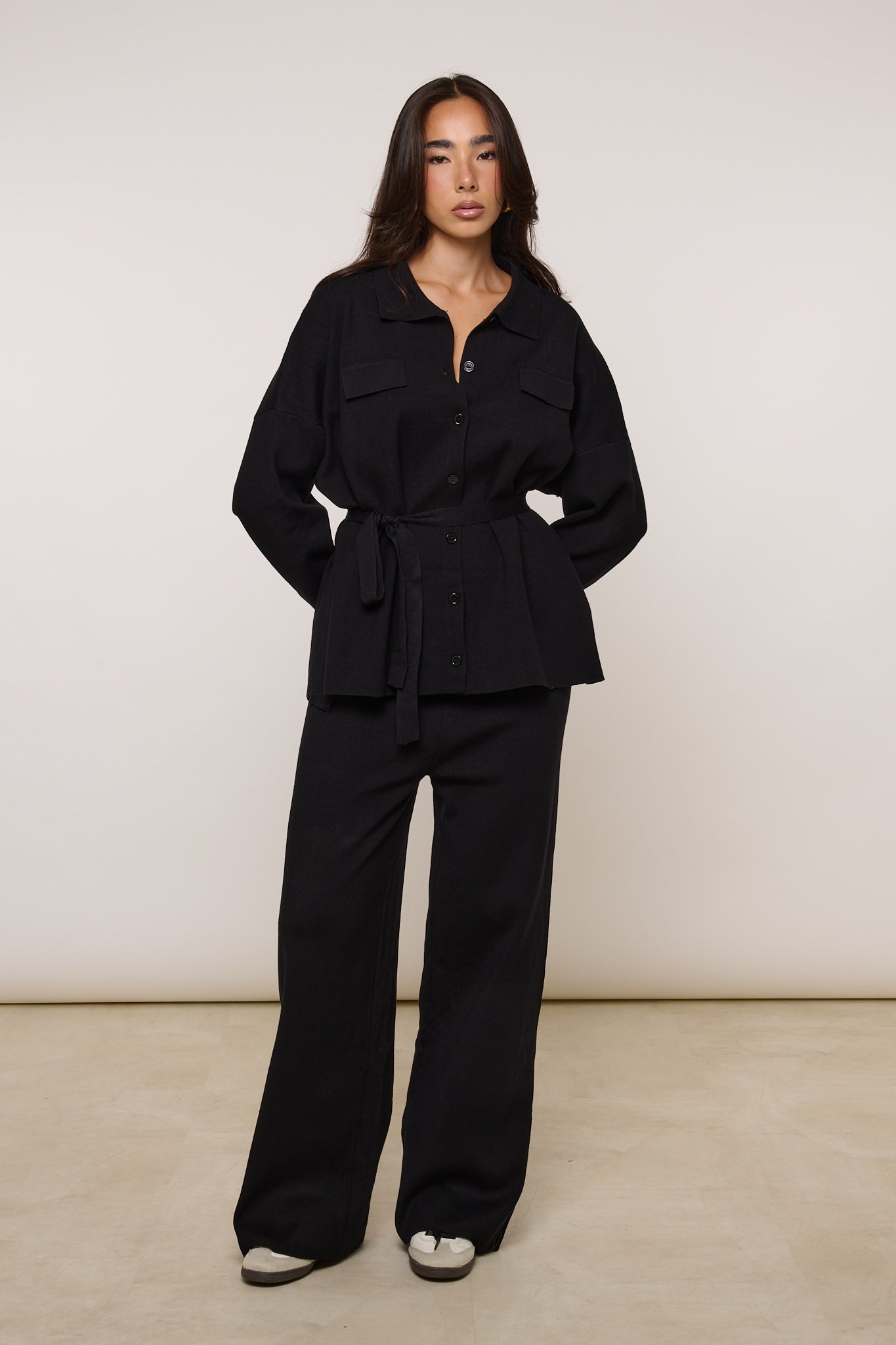 Coordinato ‘LANA RASATA’ Nero