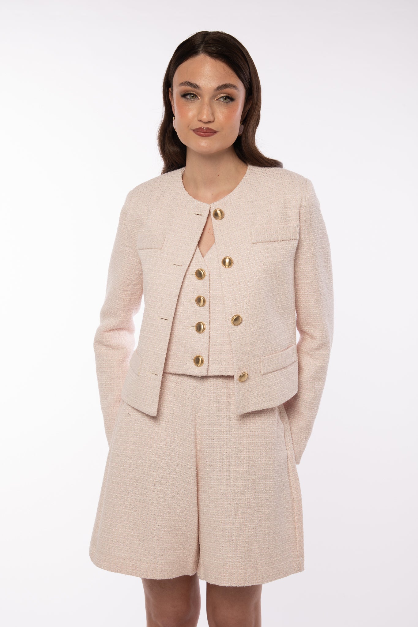 Blazer ‘TWEED’ 3&33’ Rosa