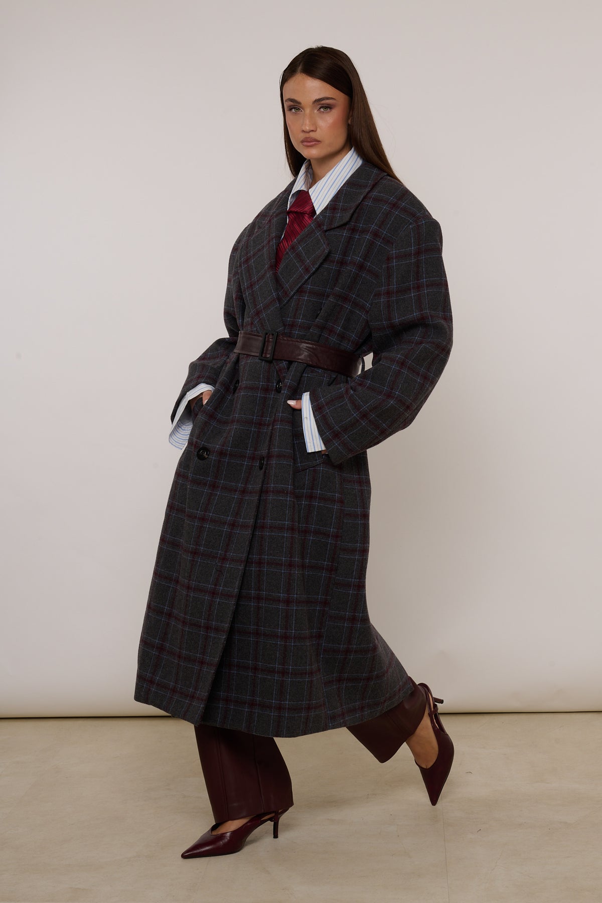 Cappotto ‘QUADRONI’ By Lumina