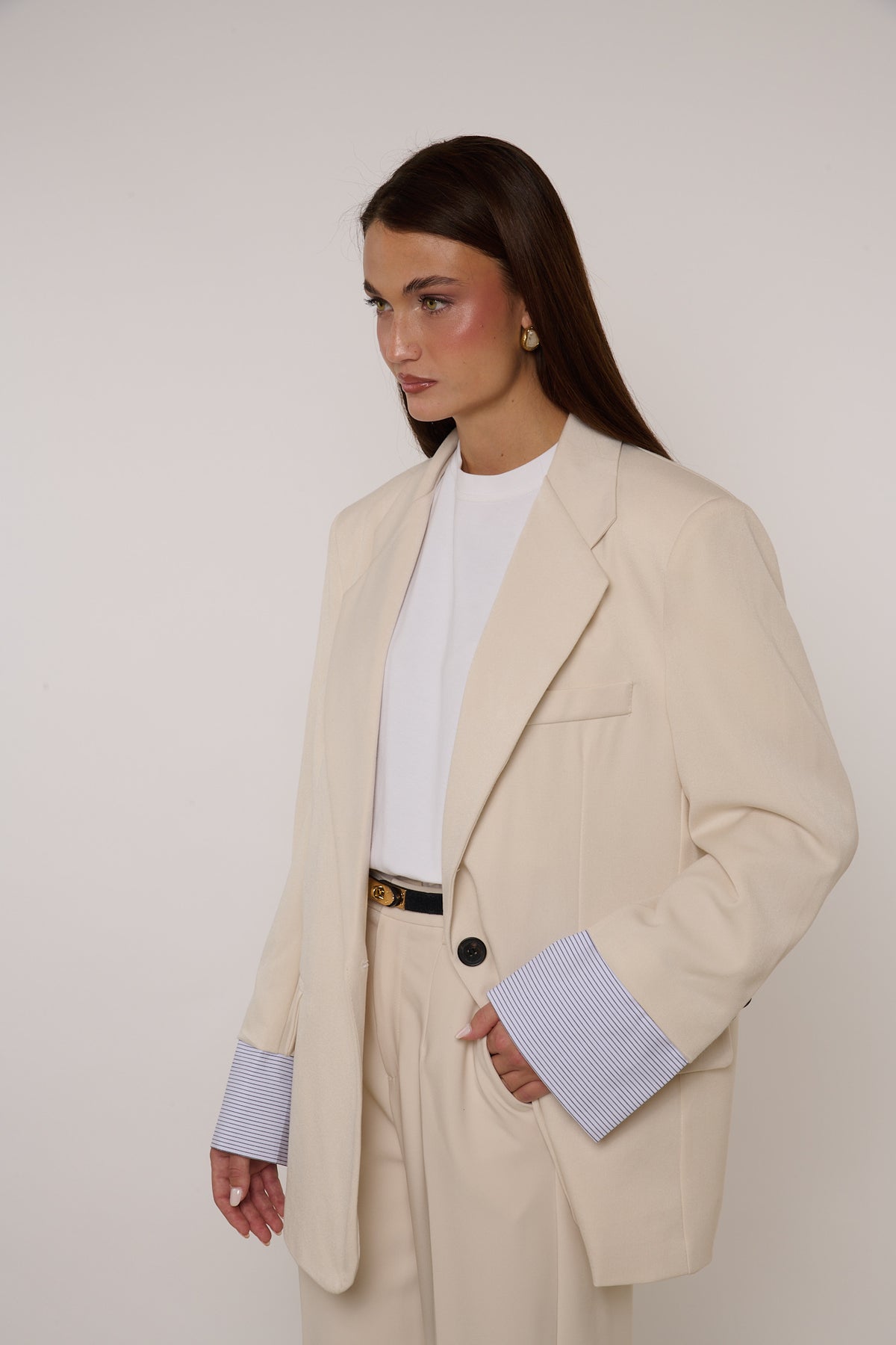 Blazer ‘FINTA CAMICIA’ By Lumina Panna