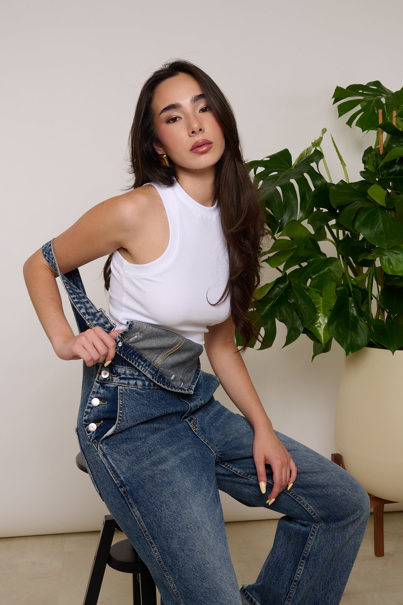 Salopette ‘PIEGONE’ Denim Scuro