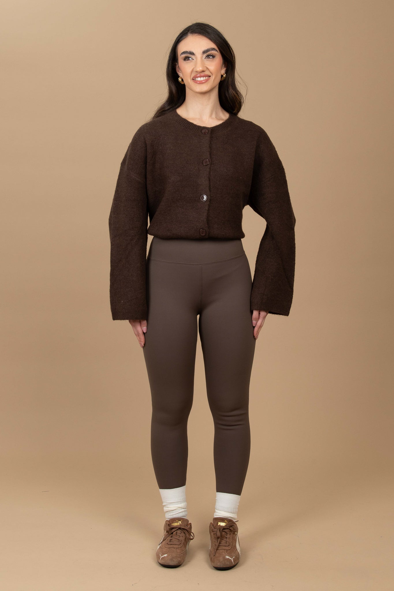 Leggings ‘PILE INTERNO’ Cacao