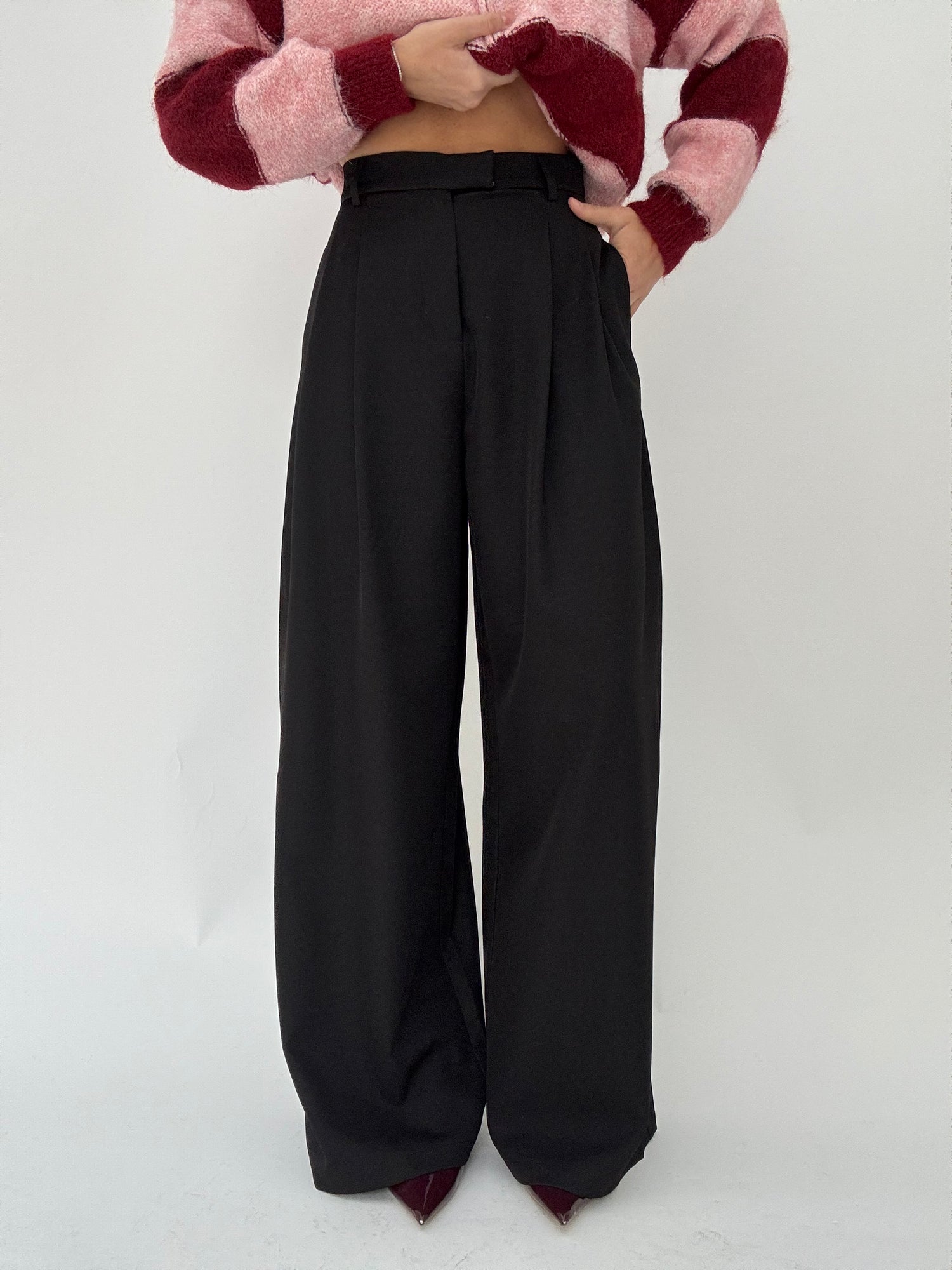 Pantalone ‘GANCETTO LATERALE’ Nero