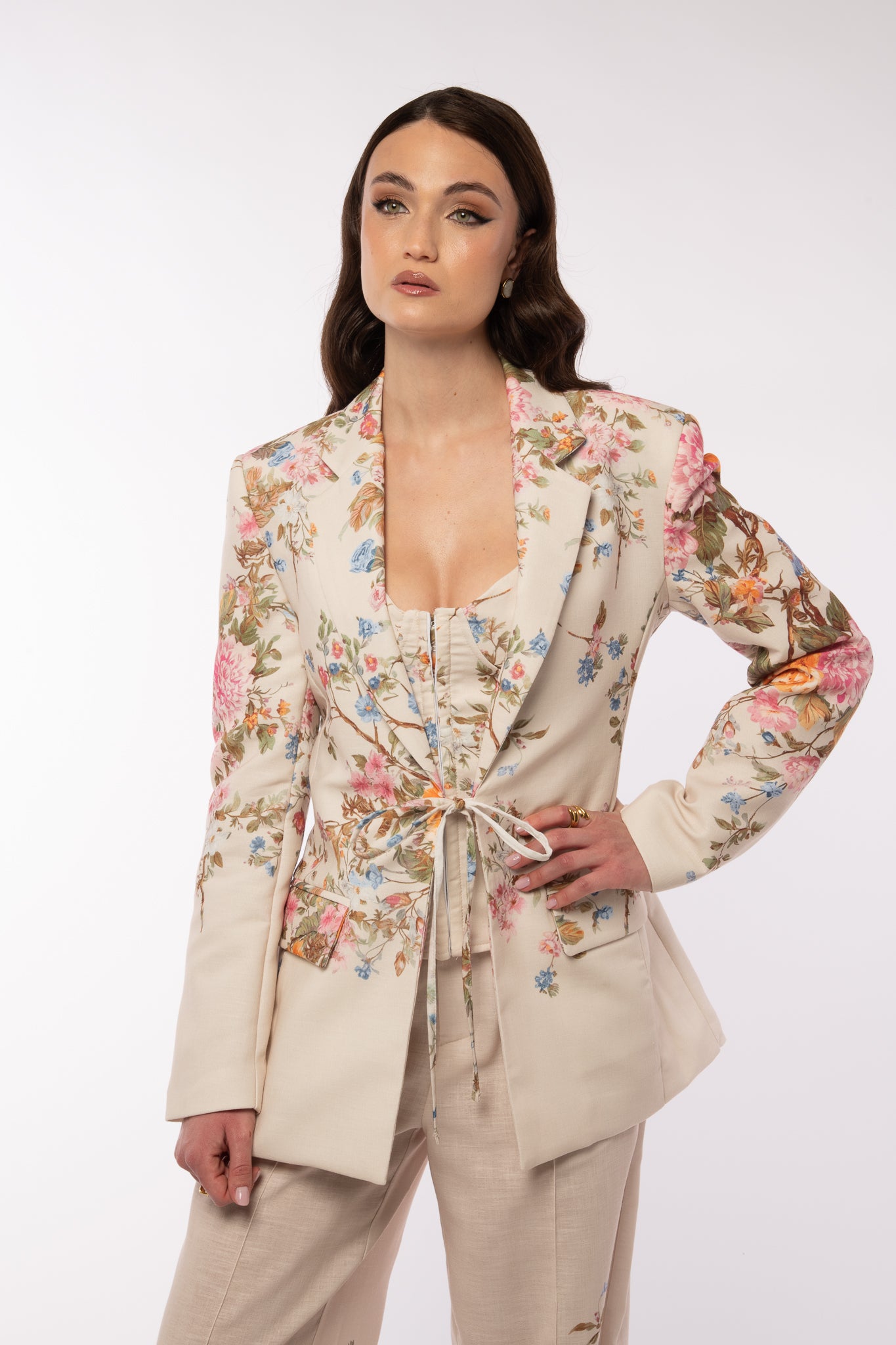 Blazer ‘FIORI’ By Lumina Panna