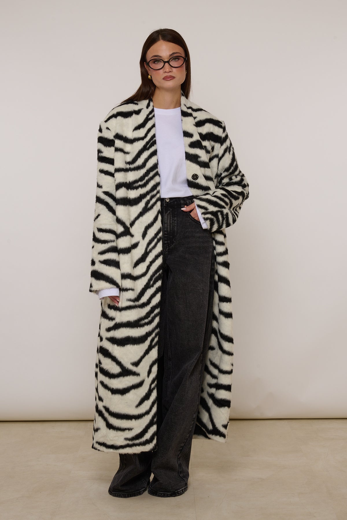 Cappotto ‘ZEBRATO ’ By Lumina