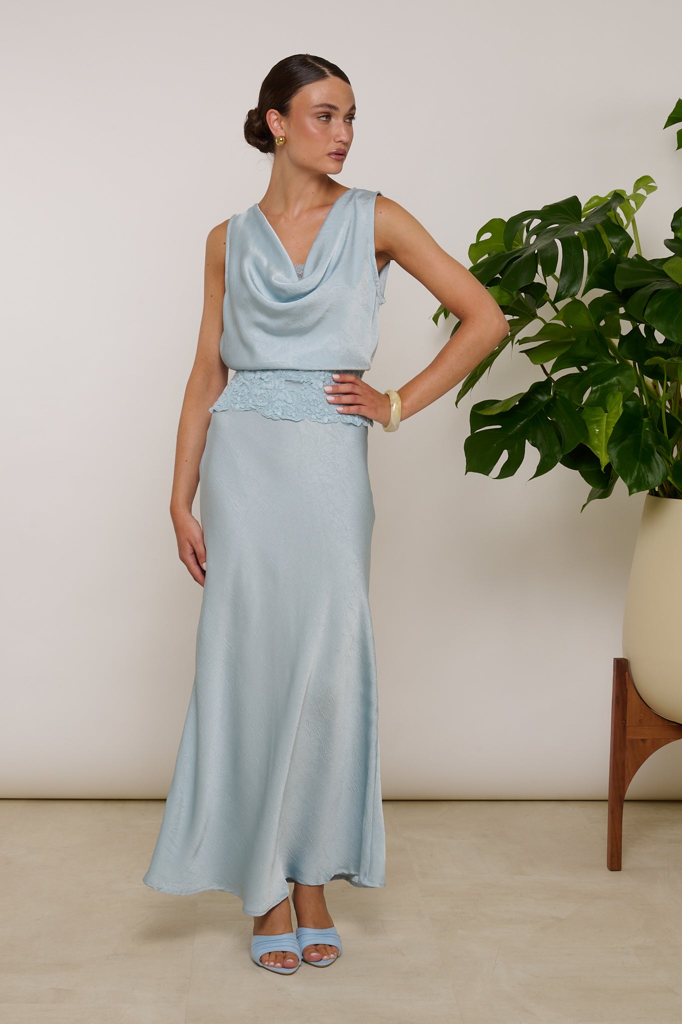 Coordinato ‘SATIN’ Azzurro