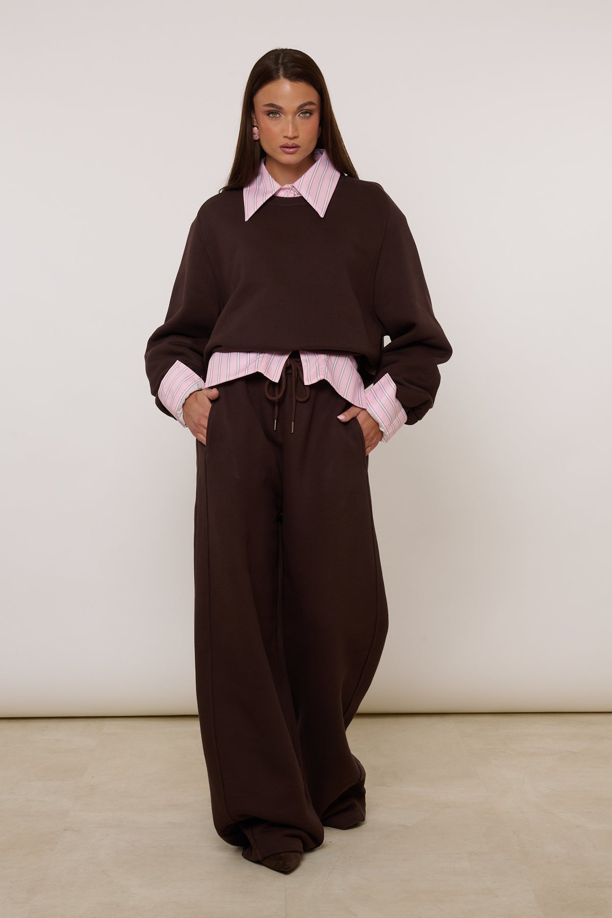 Pantalone Tuta ‘100 % COTONE’ By Lumina Cacao