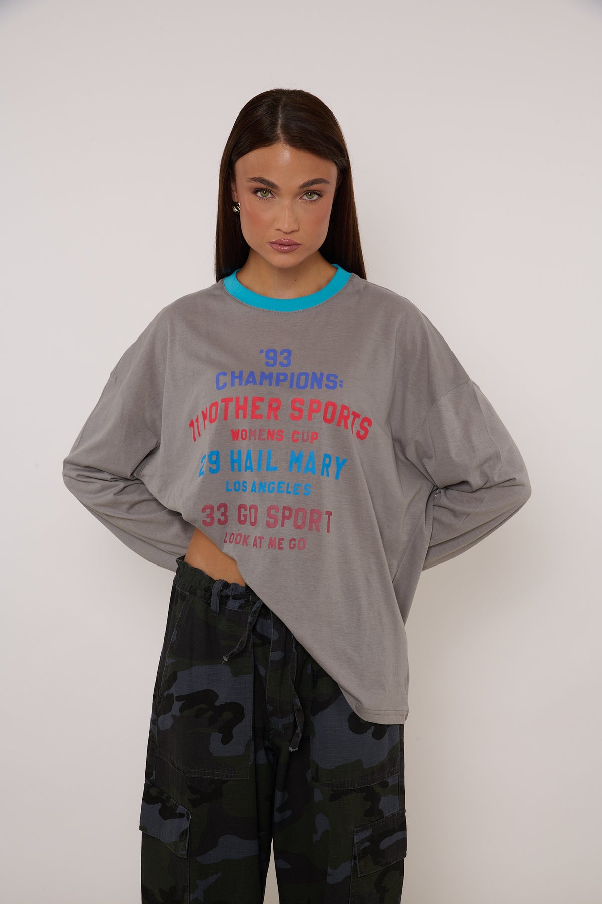Maglia ‘LOS ANGELES’ Grigia