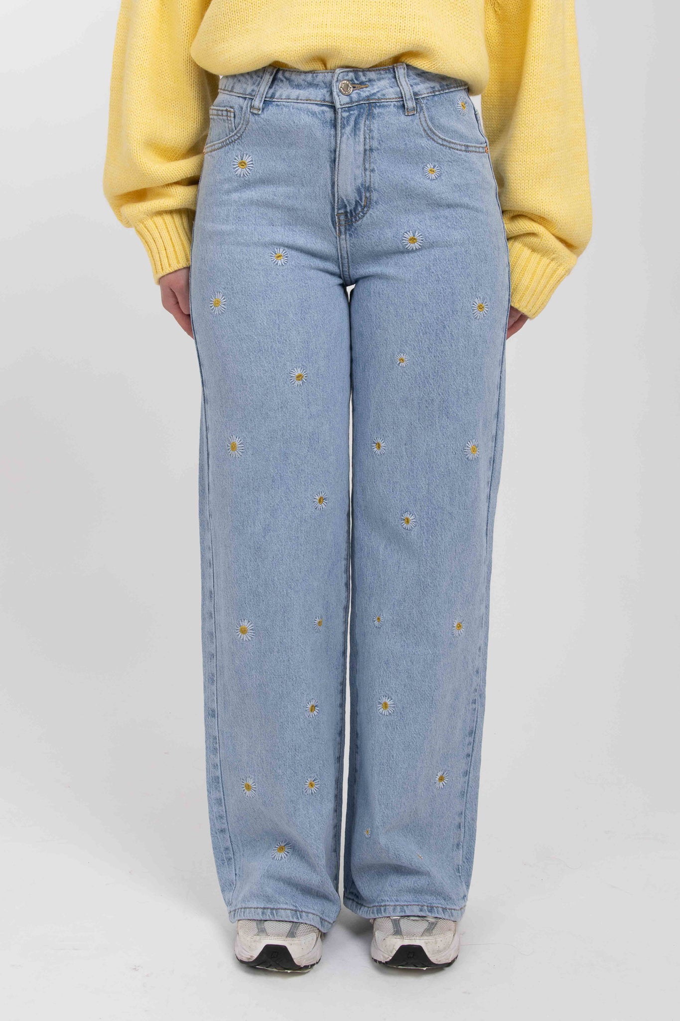Jeans ‘WIDE LEG MARGHERITE’ Denim Chiaro
