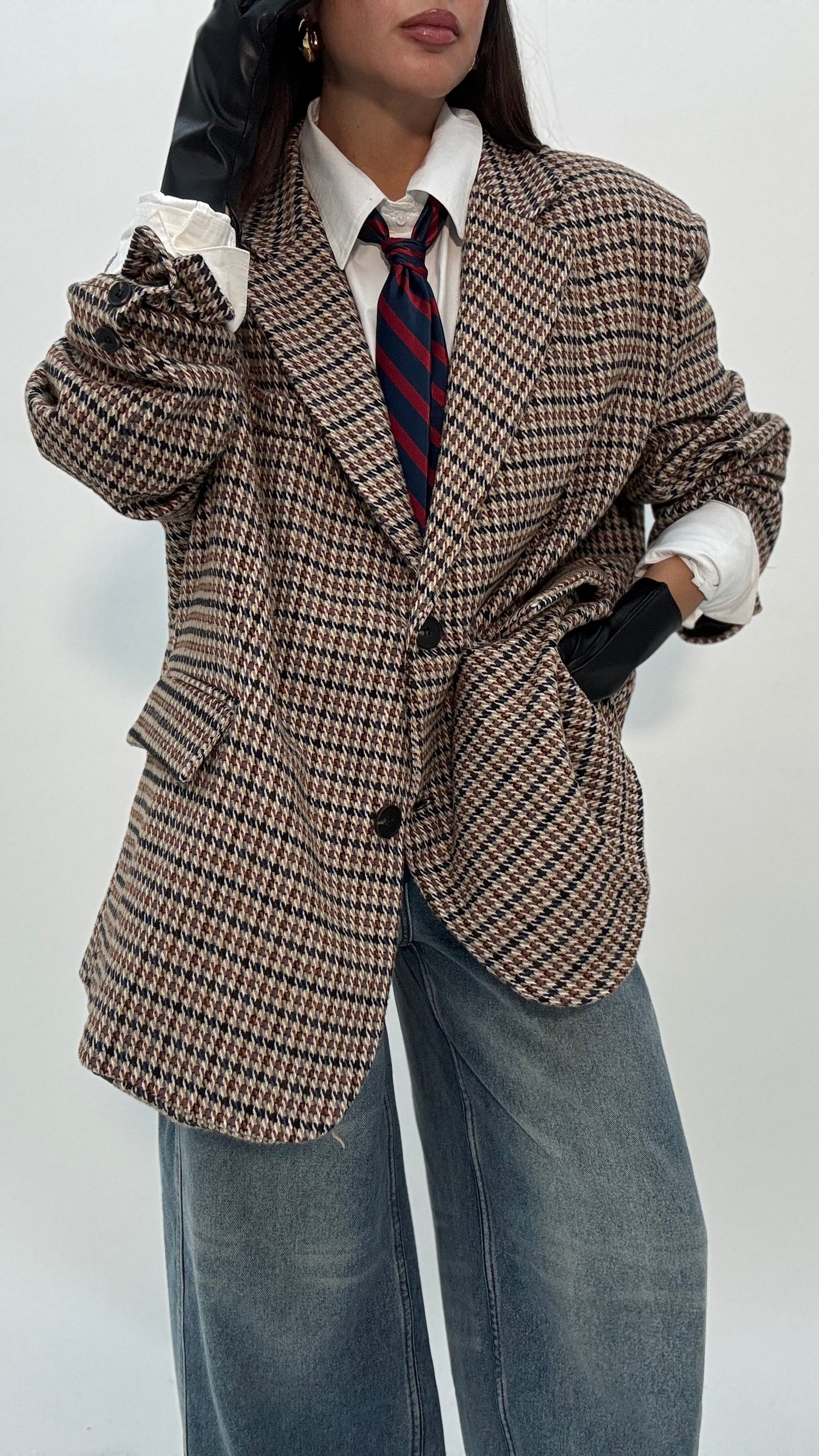 Blazer/Cappotto ‘PIED DE POULE’