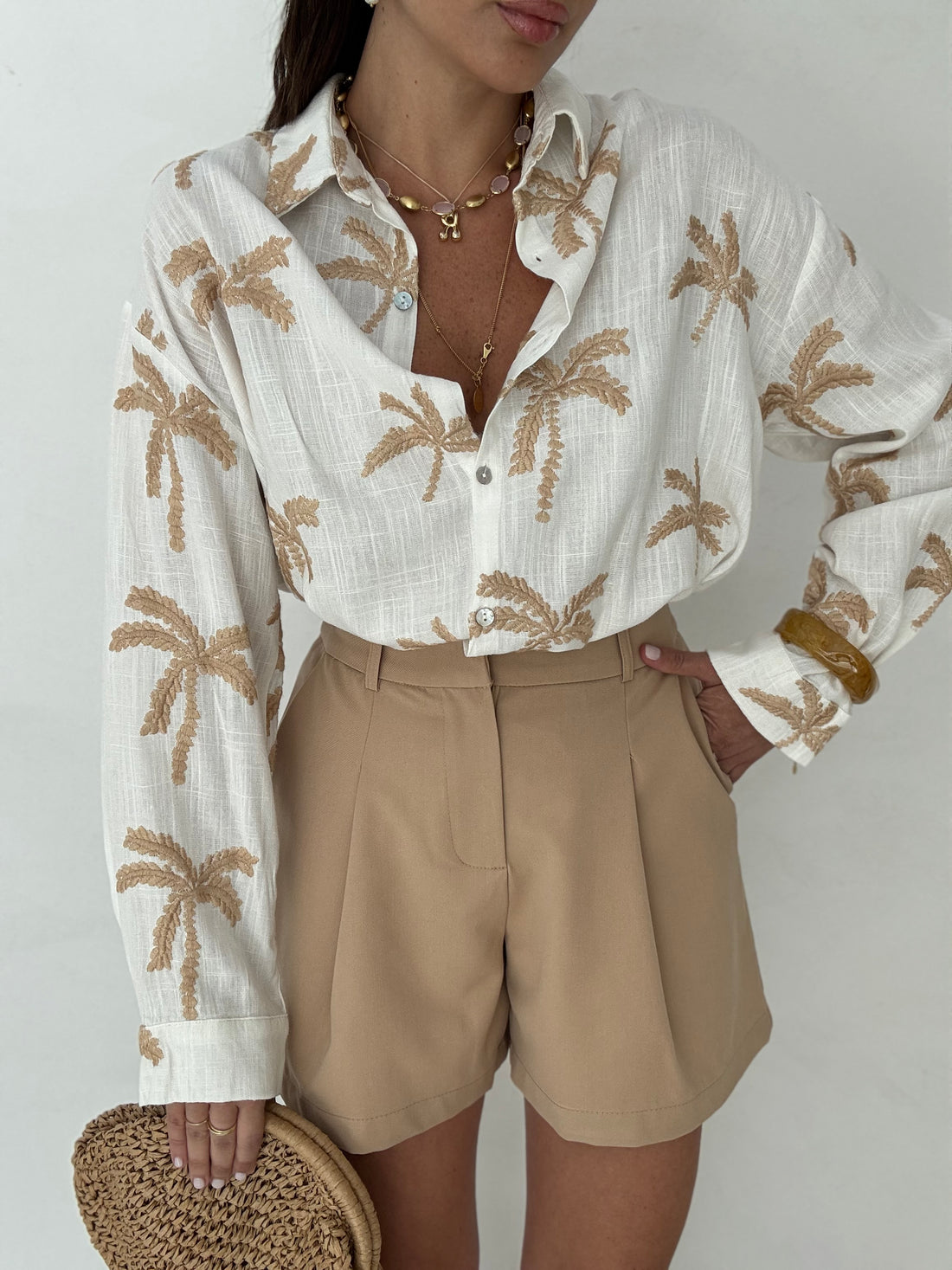 Camicia ‘LAS PALMAS’ Bianca