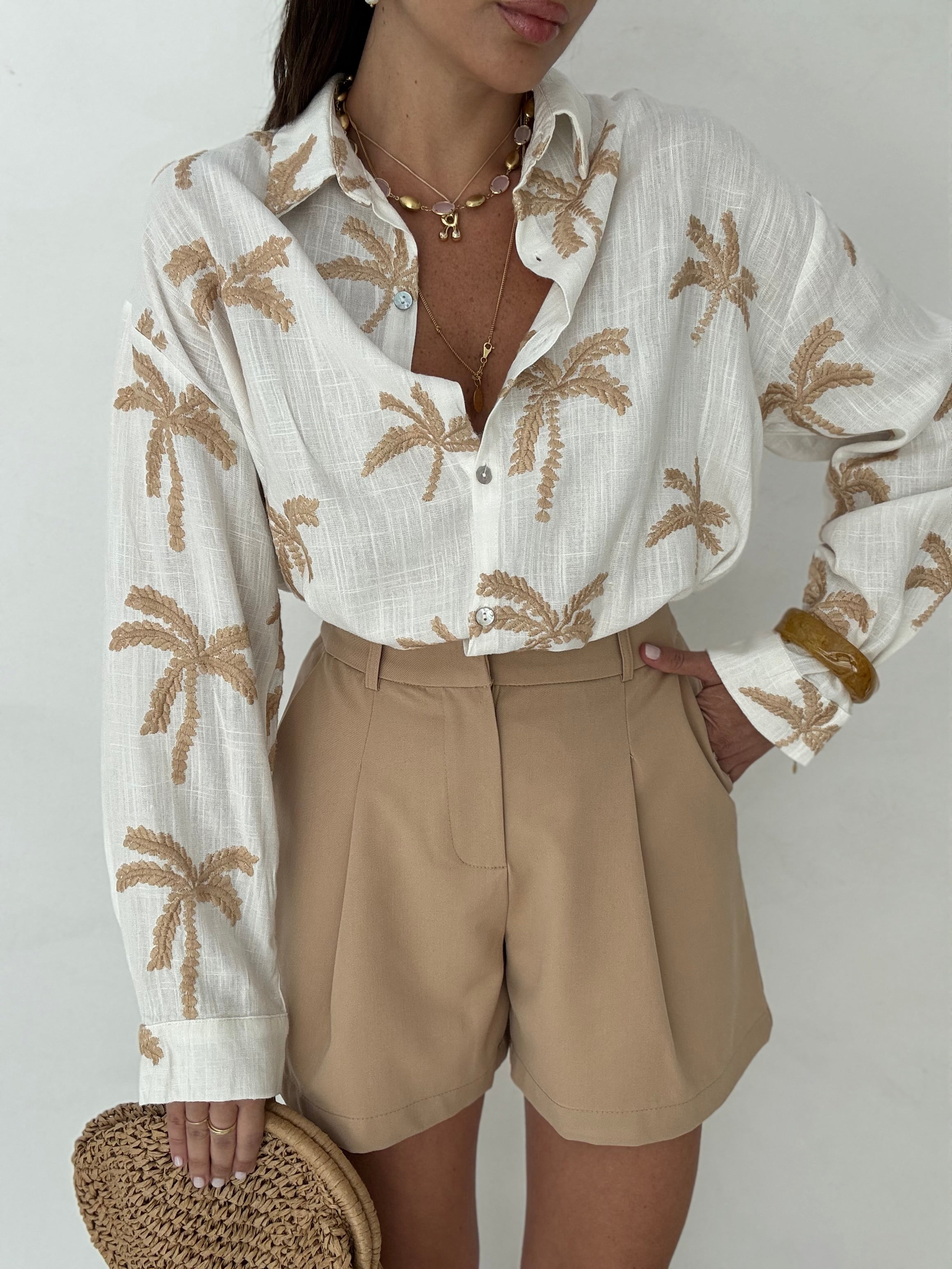 Camicia ‘LAS PALMAS’ Bianca