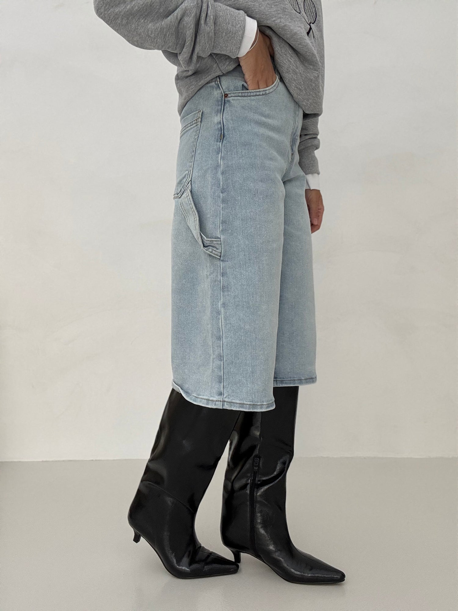 Bermuda ‘BALLON’ Denim chiaro