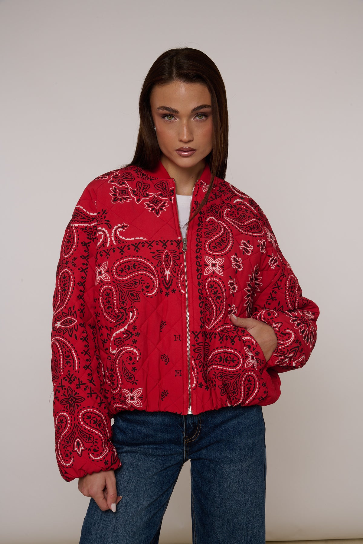 Bomber ‘FANTASIA BANDANA’ By Lumina Rosso