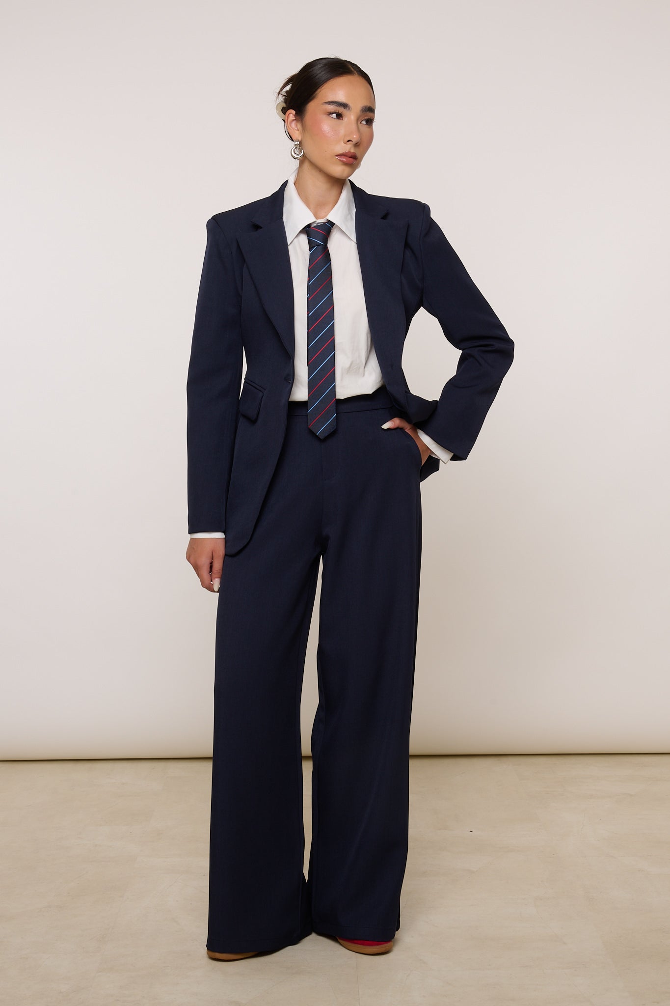 Pantalone ‘ELASTICO SUL RETRO’ Blu Notte