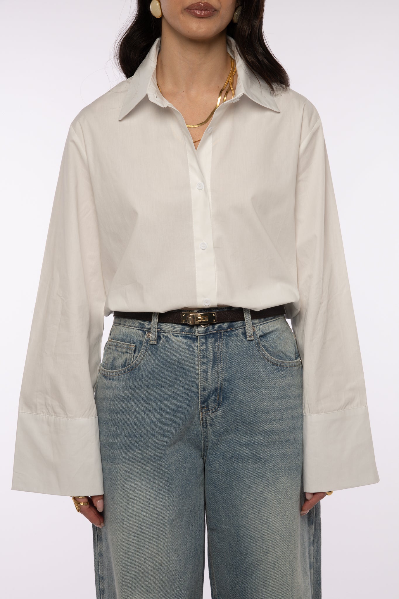 Cintura ‘FIBBIA ORO’ Cacao