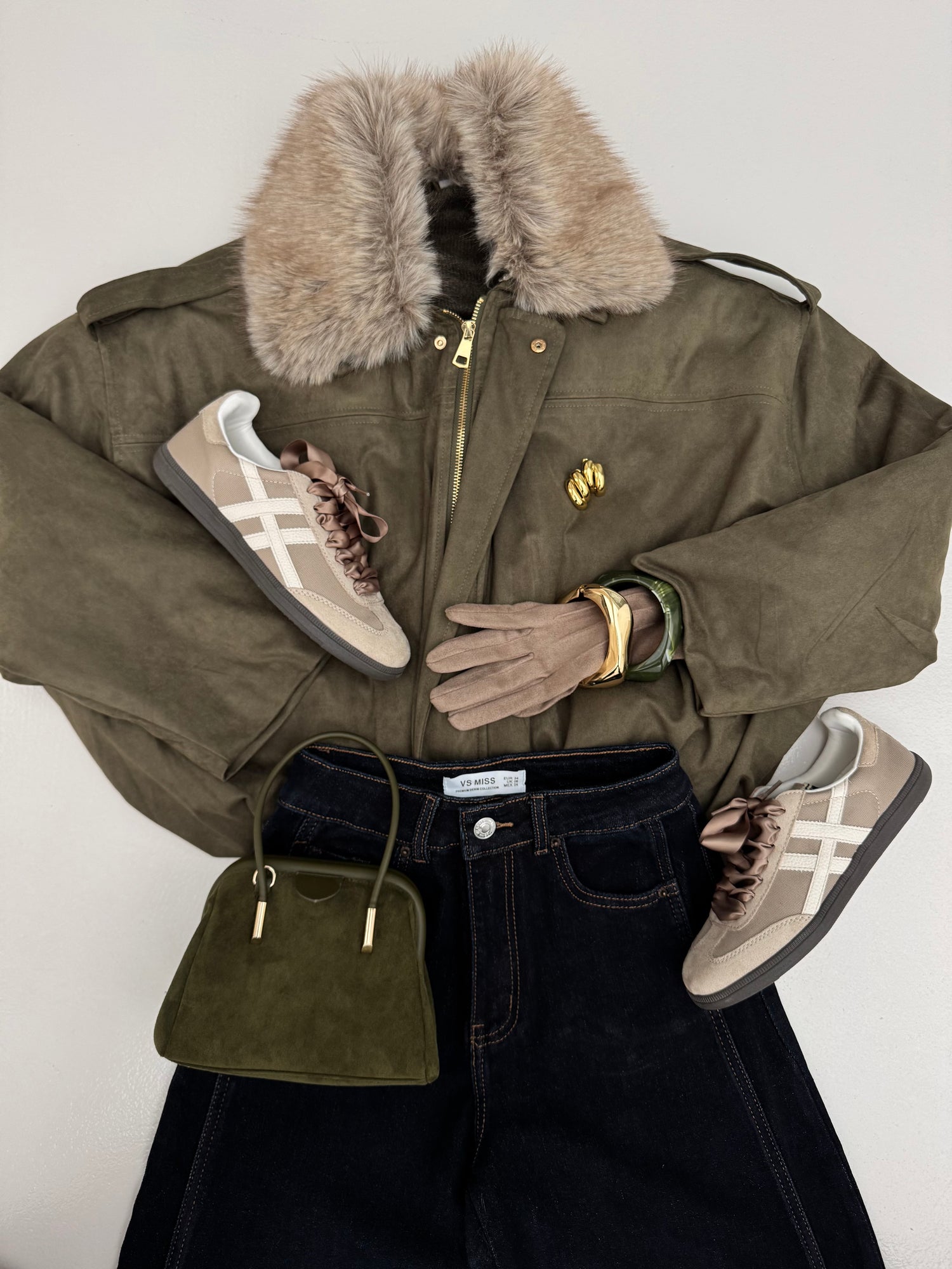 Sneaker ‘ROBY’ Beige e Panna