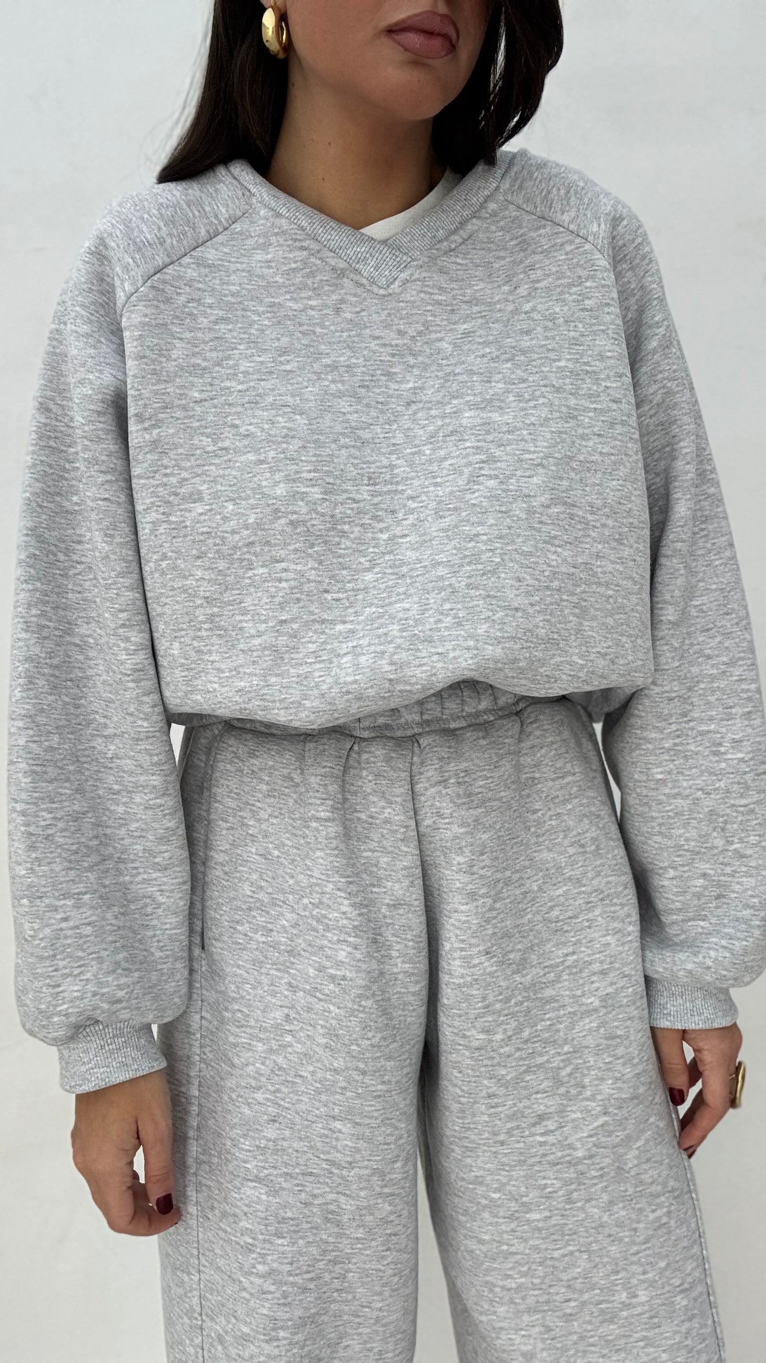 Coordinato Tuta ‘DAY’ Grigio Chiaro