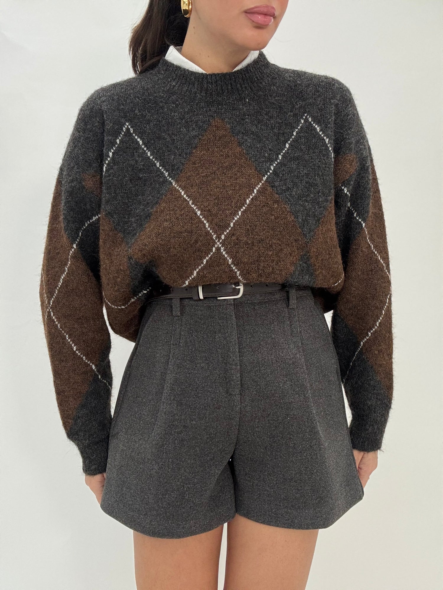 Pantaloncino CINTURA Grigio