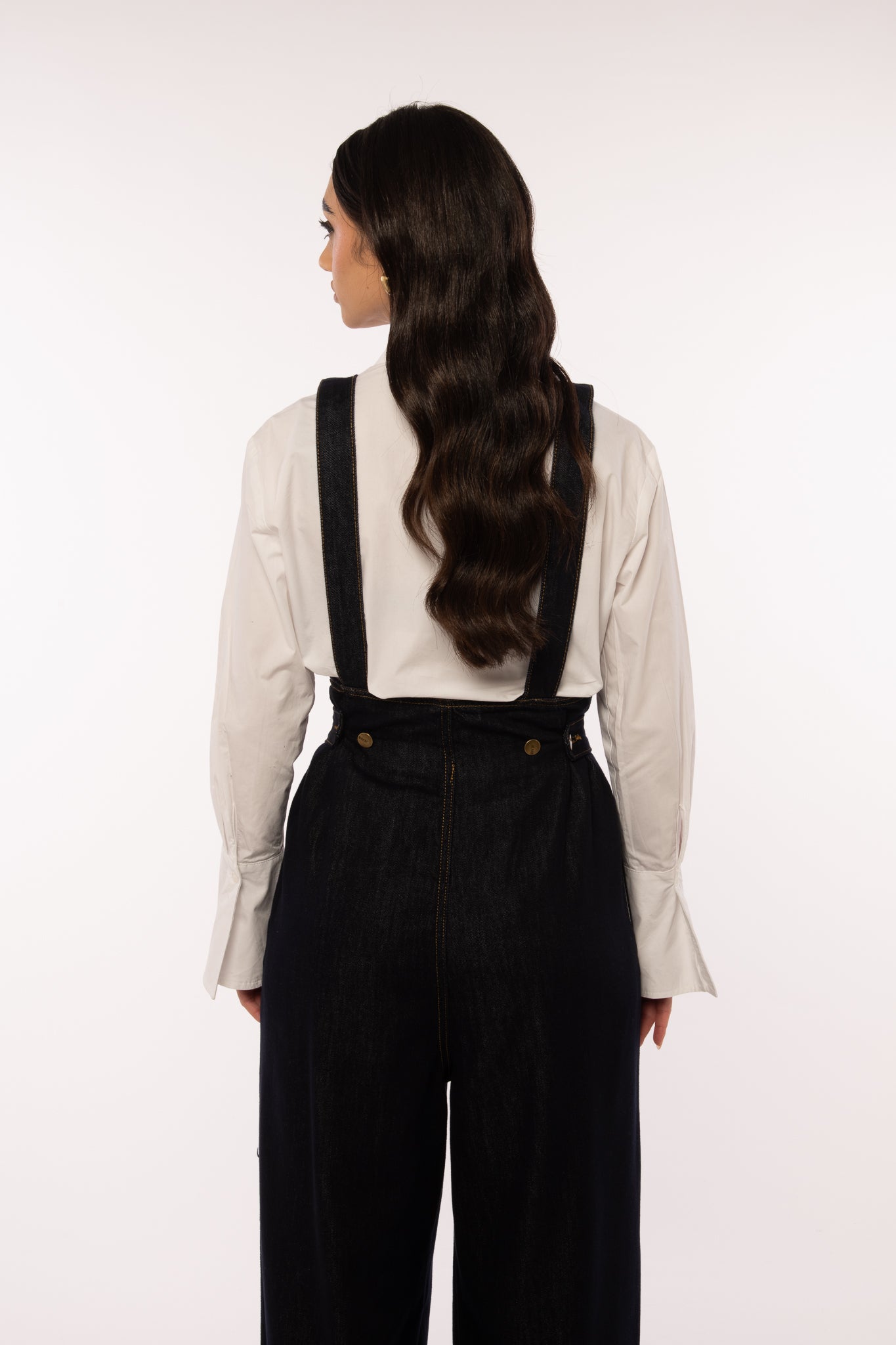 Jeans ‘CON BRETELLE’ Lavaggio Zero
