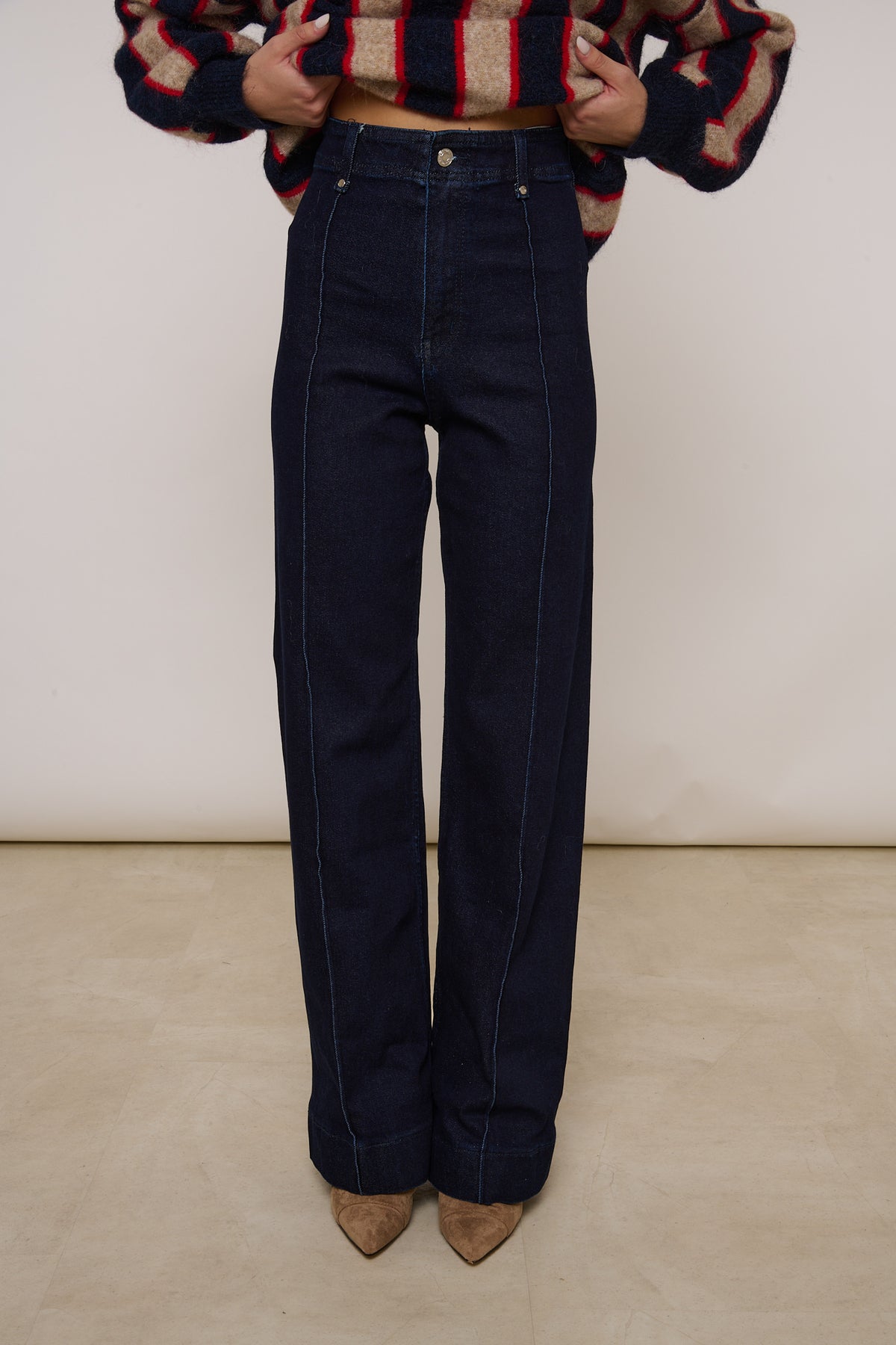 Jeans ‘CUCITURE CENTRALI’ Lavaggio Zero