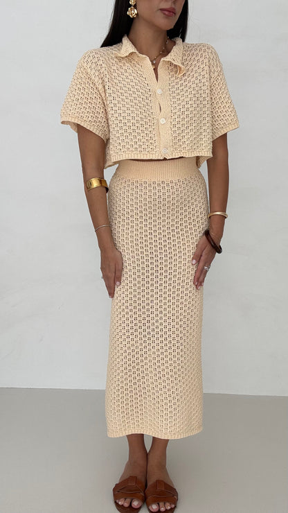 Coordinato ‘CROCHET’ Beige