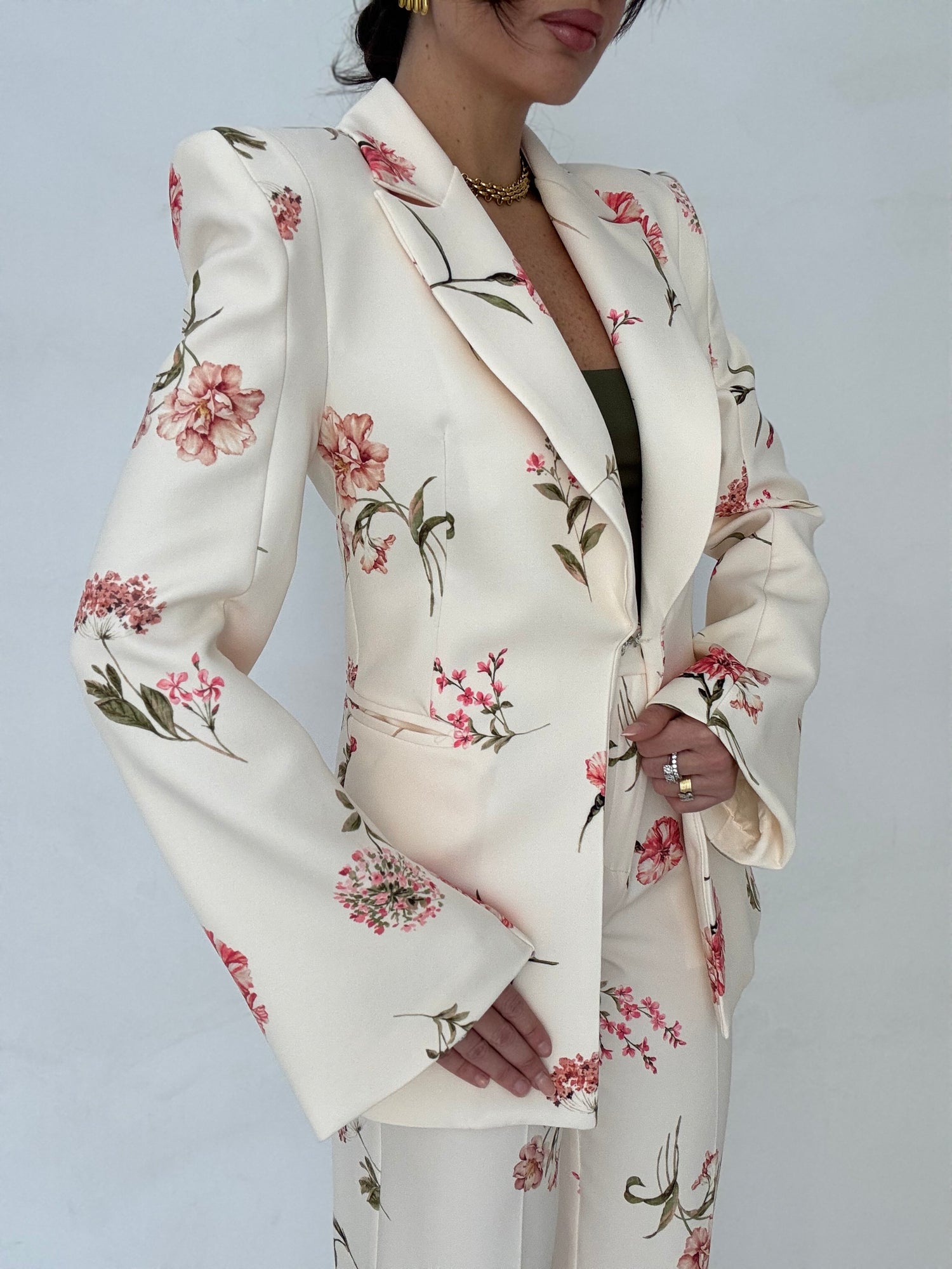Tailleur ‘FIORI By Lumina’ Panna
