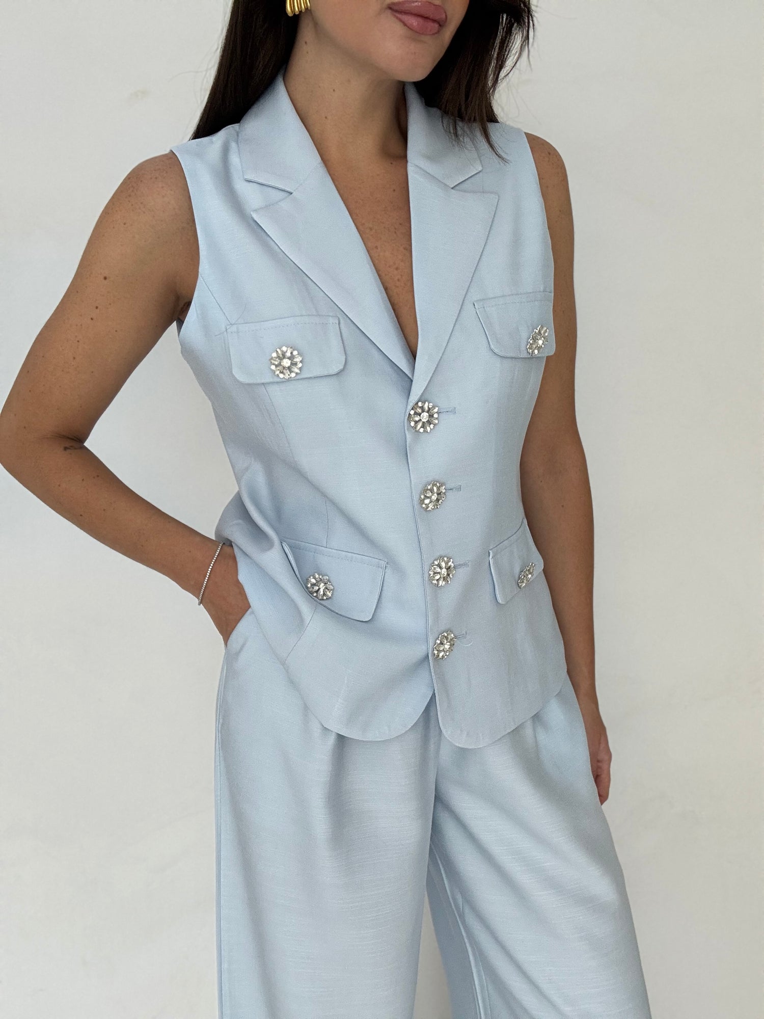 Coordinato ‘STRASS’ Azzurro