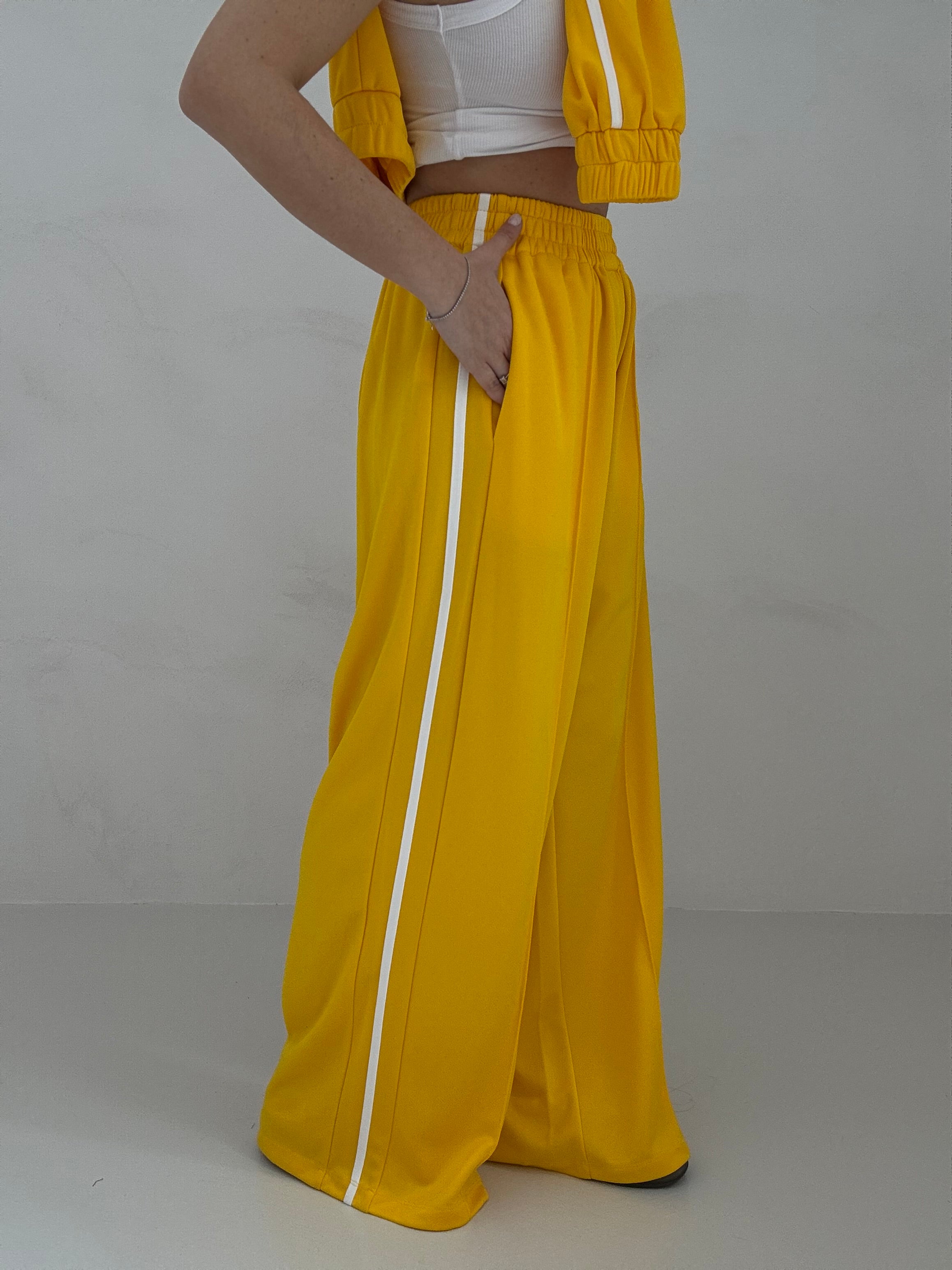 Pantalone Tuta ‘BY LUMINA’ Giallo