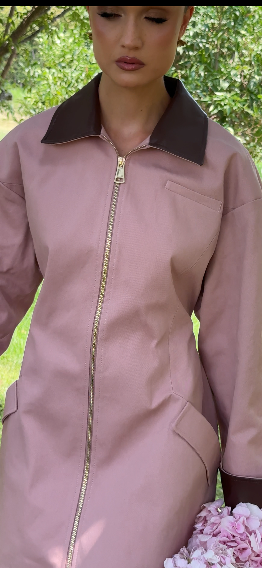Abito ‘100% COTONE 3&33’ Rosa