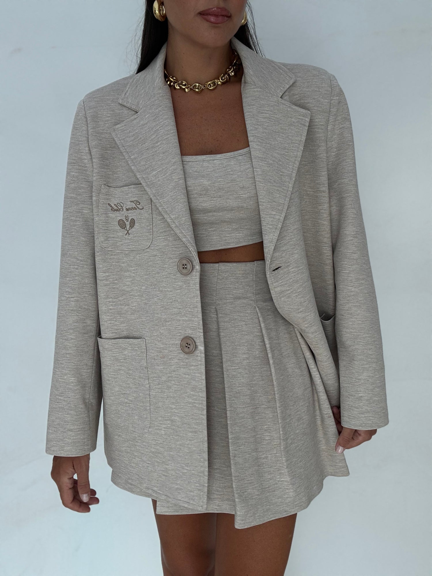 Blazer ‘TENNIS CLUB’ 3&33 Fango