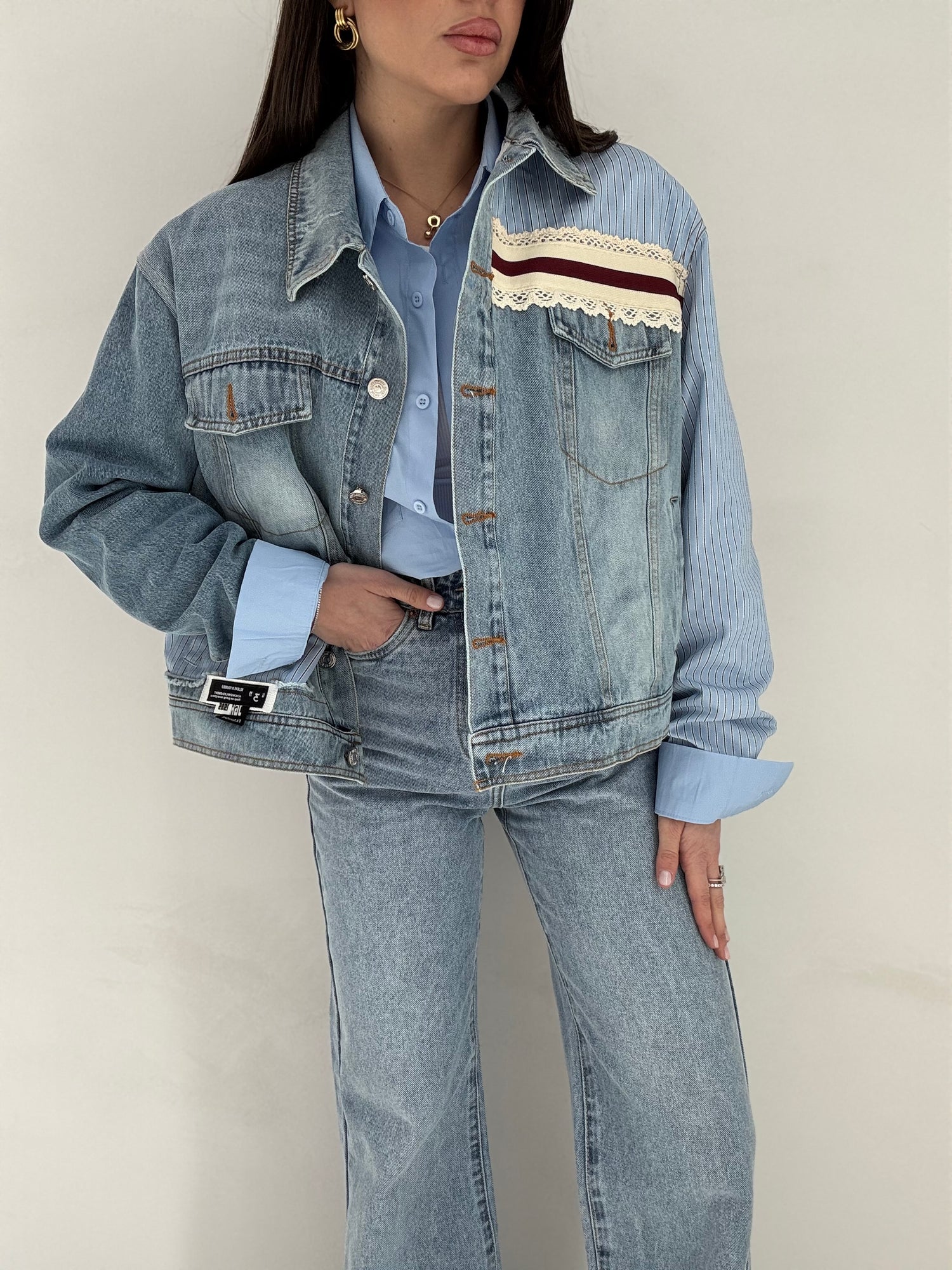 Giacca ‘DOUBLE’ in denim