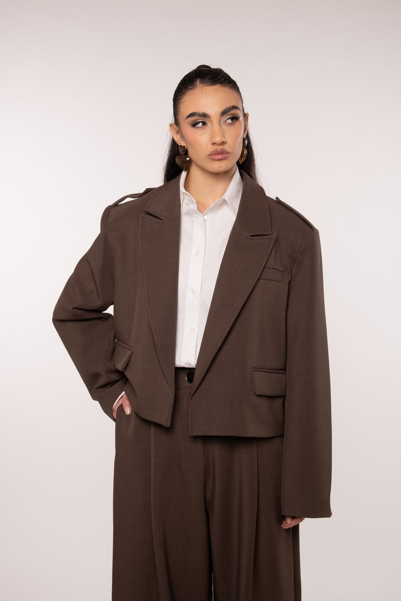 Blazer ‘BROOKLYN’ Crop Cacao