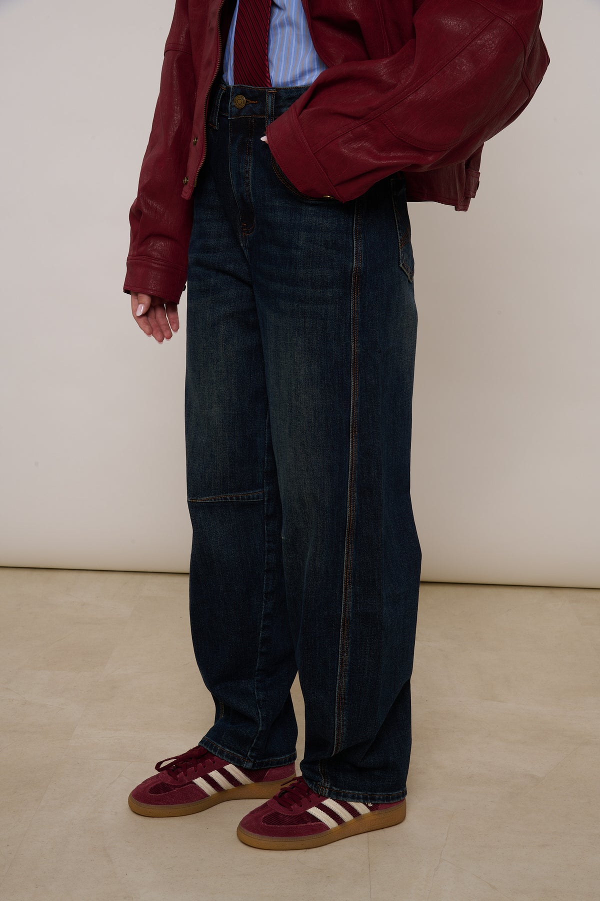 Jeans ‘BARREL’ Tasconi Sul Retro Lavaggio Zero