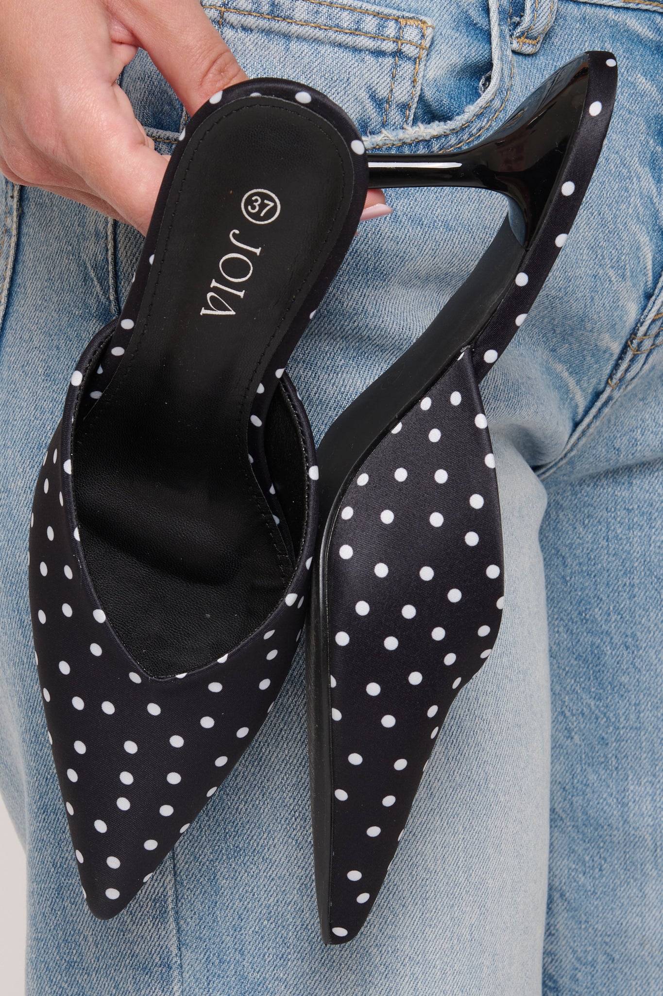 Sabot ‘POIS’ Con Tacco Nero
