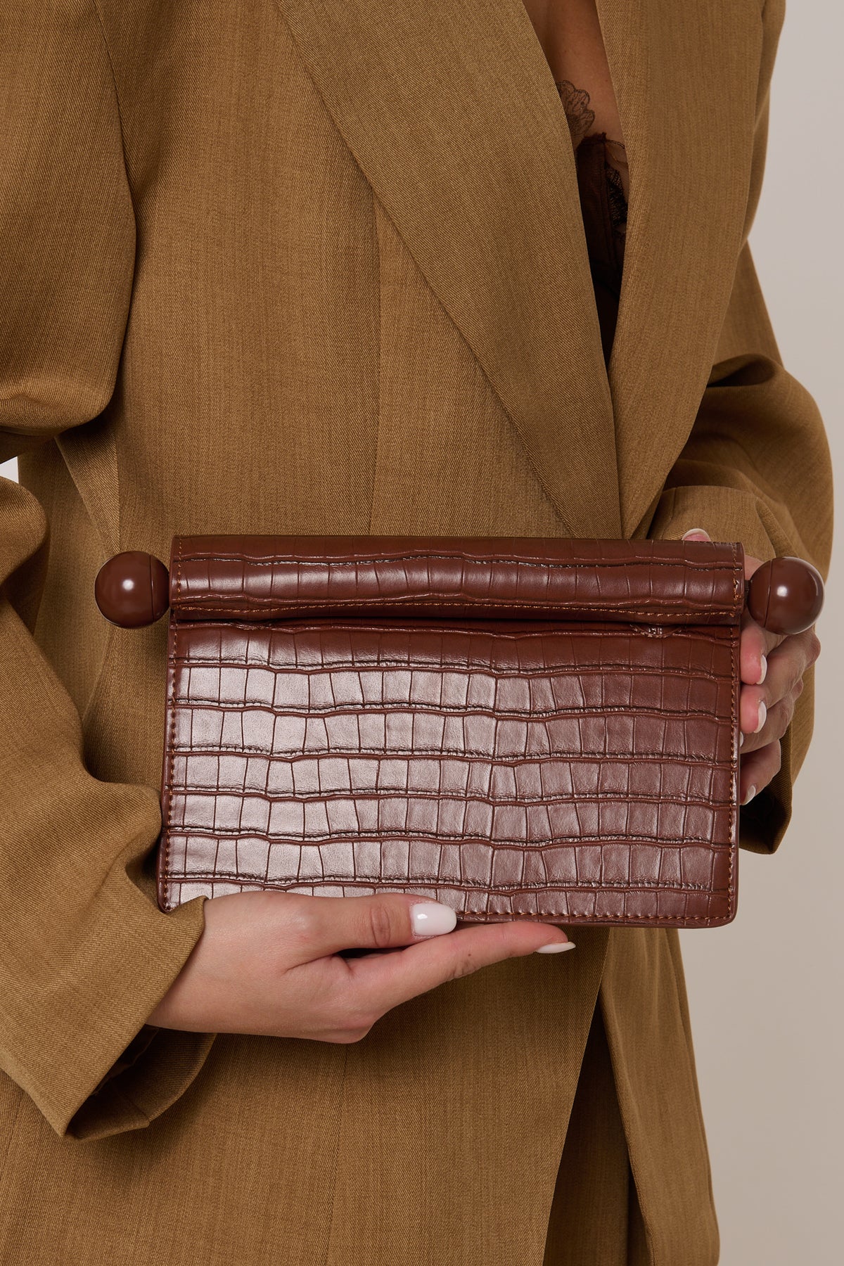 Pochette ‘PERGAMENA’ Cocco Cuoio