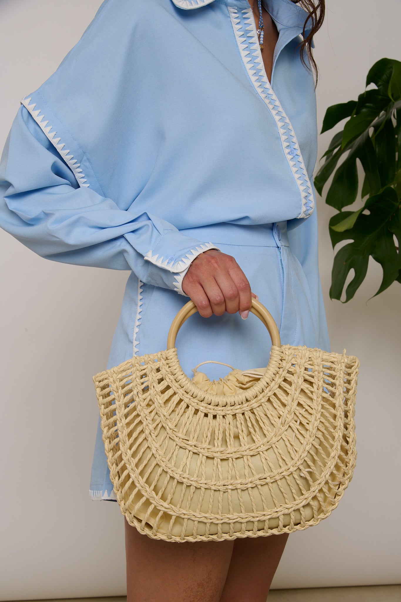 Borsa ‘RAFIA’ Panna