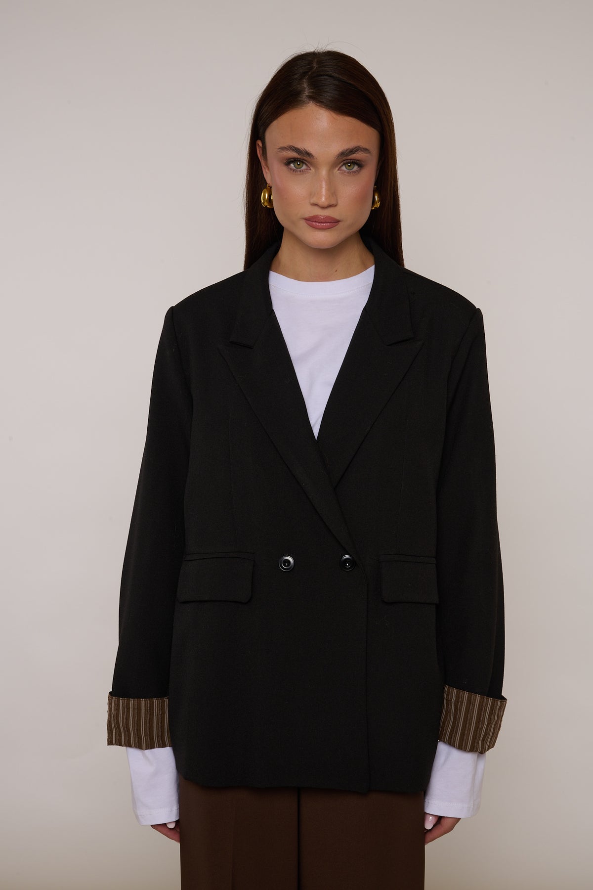 Blazer ‘80% COTONE’ Nero