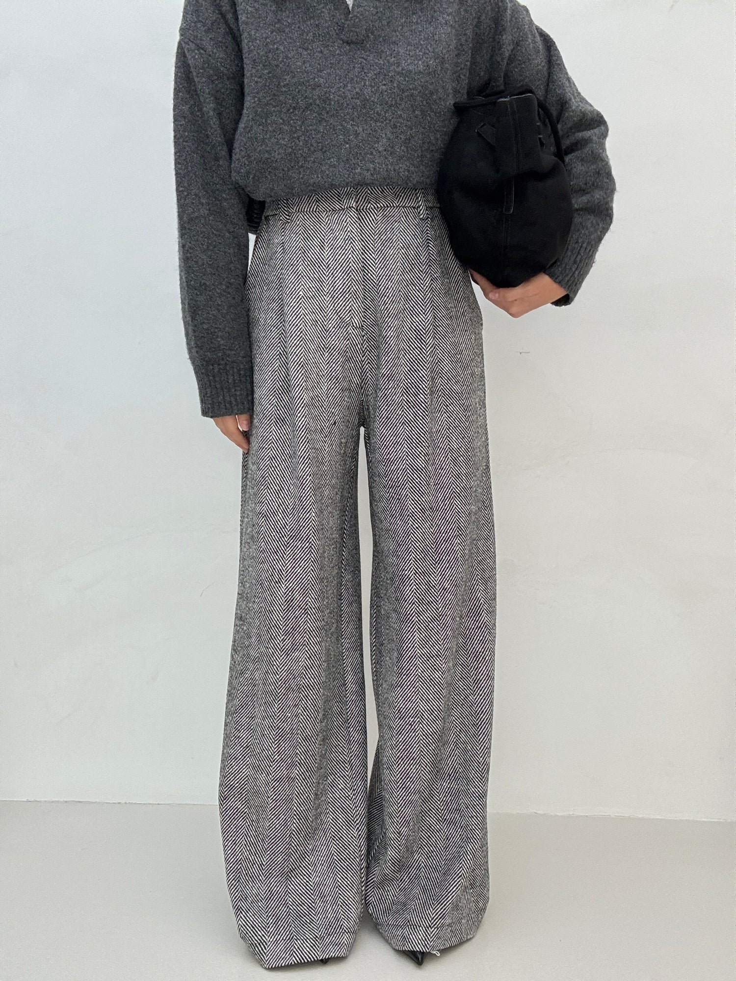 Pantalone ‘SPIGATO’ By Lumina NERO