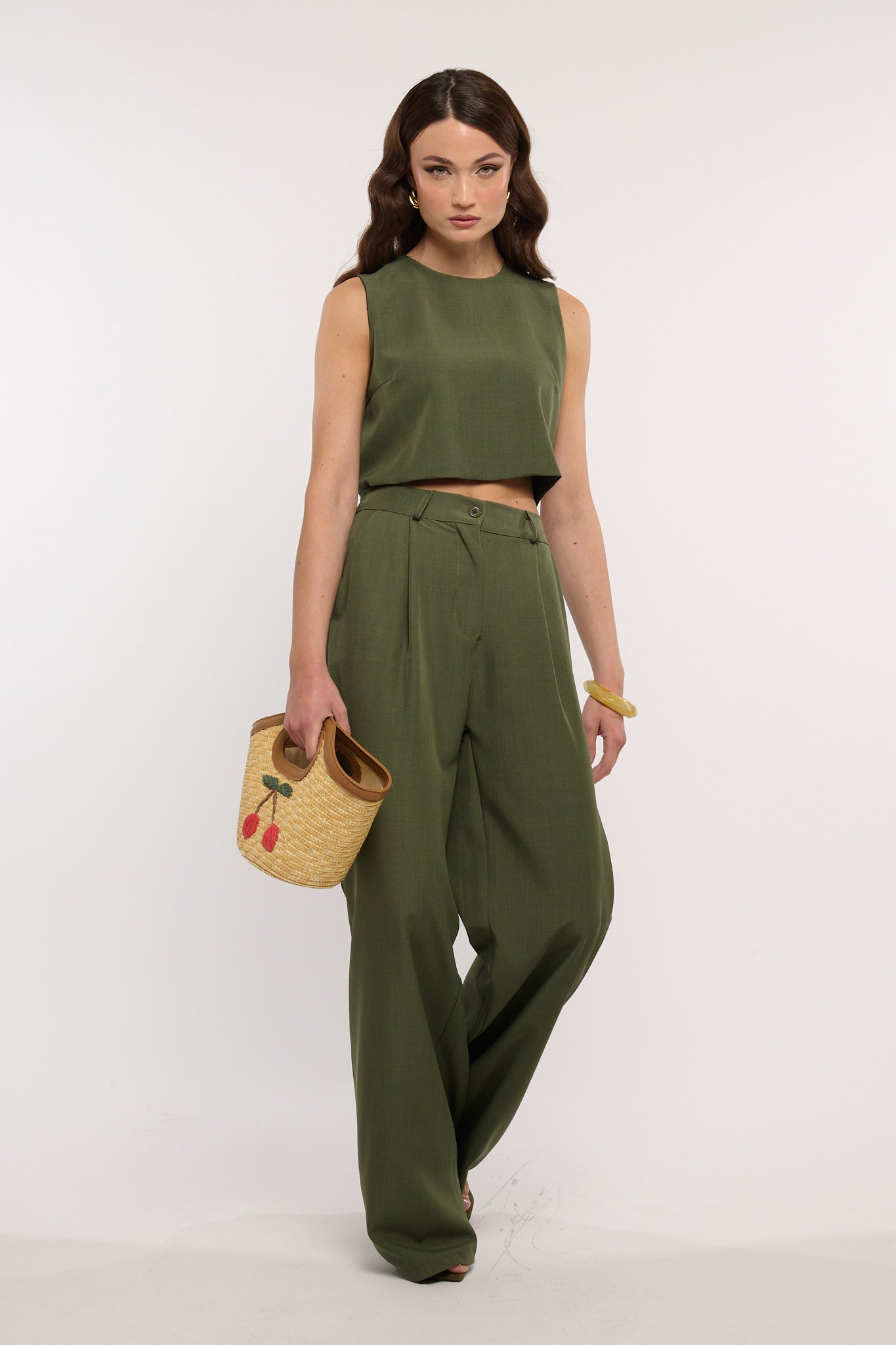 Coordinato ‘BOTTONCINI’ Verde Militare