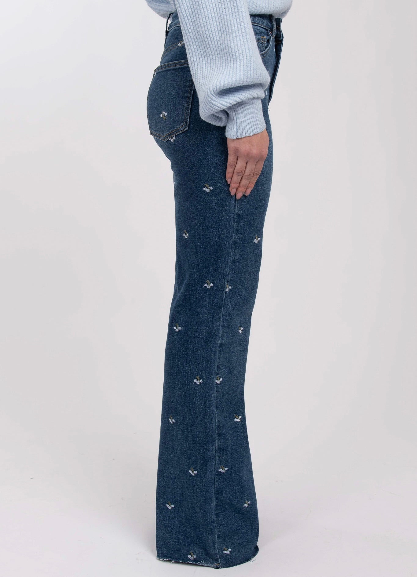 Jeans ‘FIORI’ Denim scuro